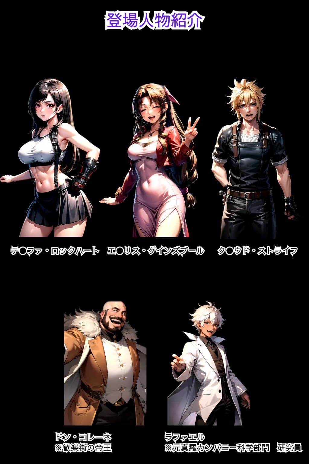 テ●ファ&エ●リス W墜ち「快楽の館編」 - 2ページ