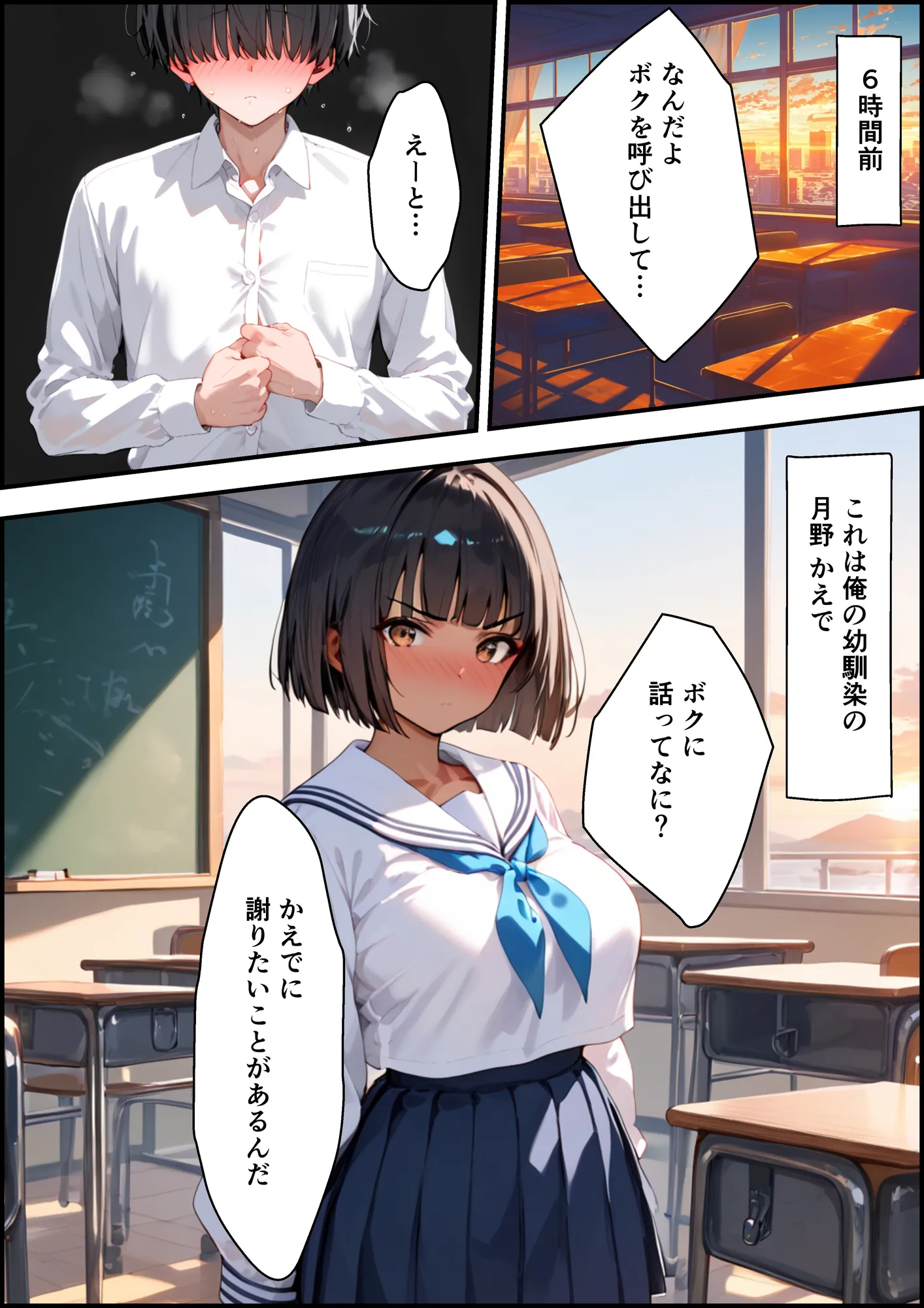 ボクっ娘幼馴染に告白したらNTR報告された話 - 4ページ