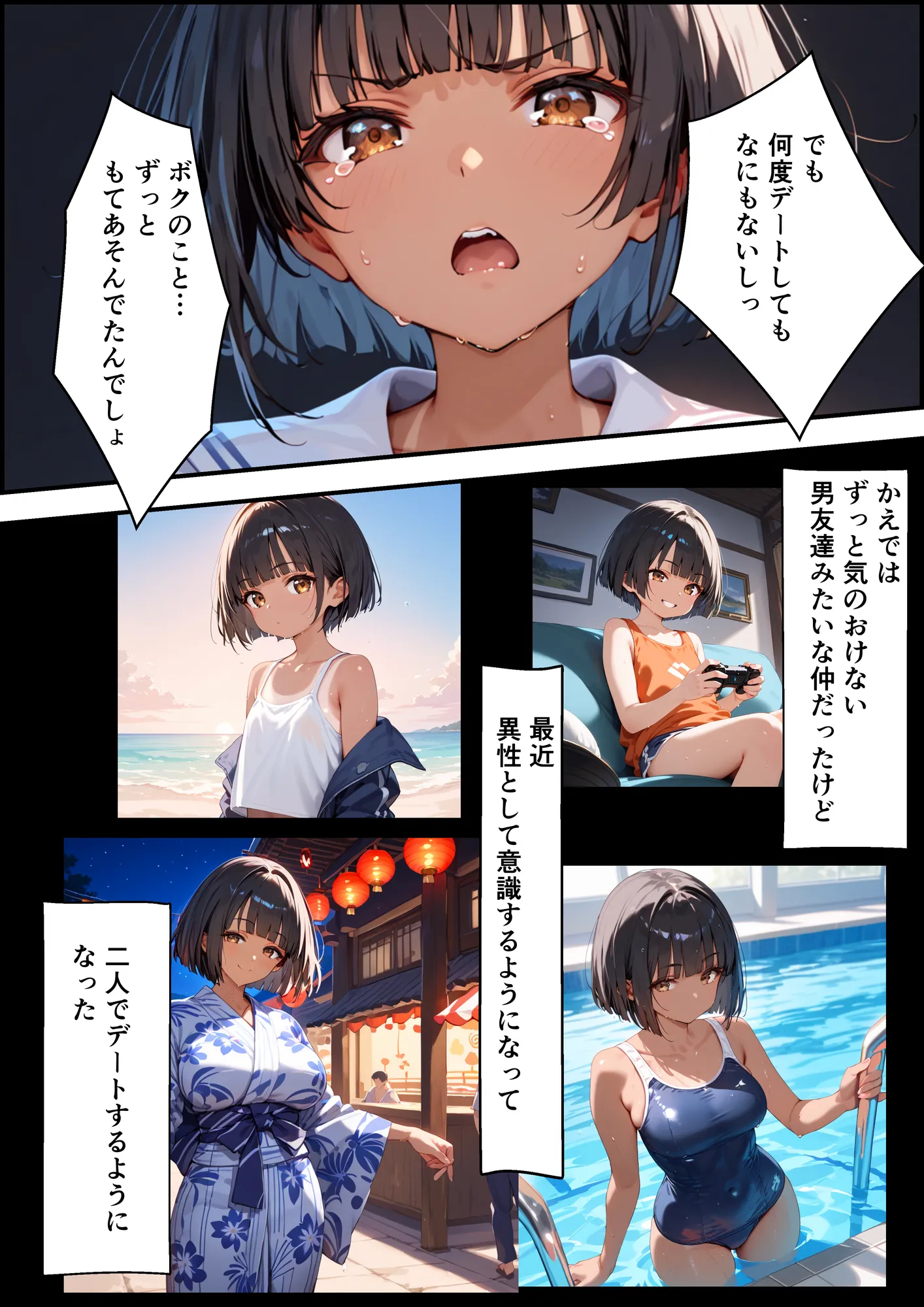 ボクっ娘幼馴染に告白したらNTR報告された話 - 6ページ