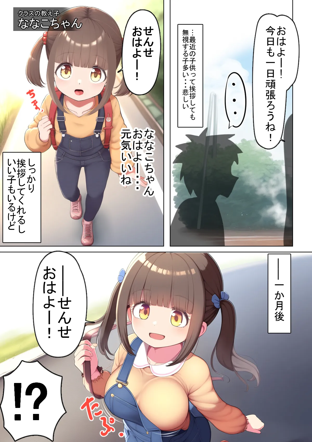 でかくてちんまりしたいじめられっ娘ちゃん - 1ページ