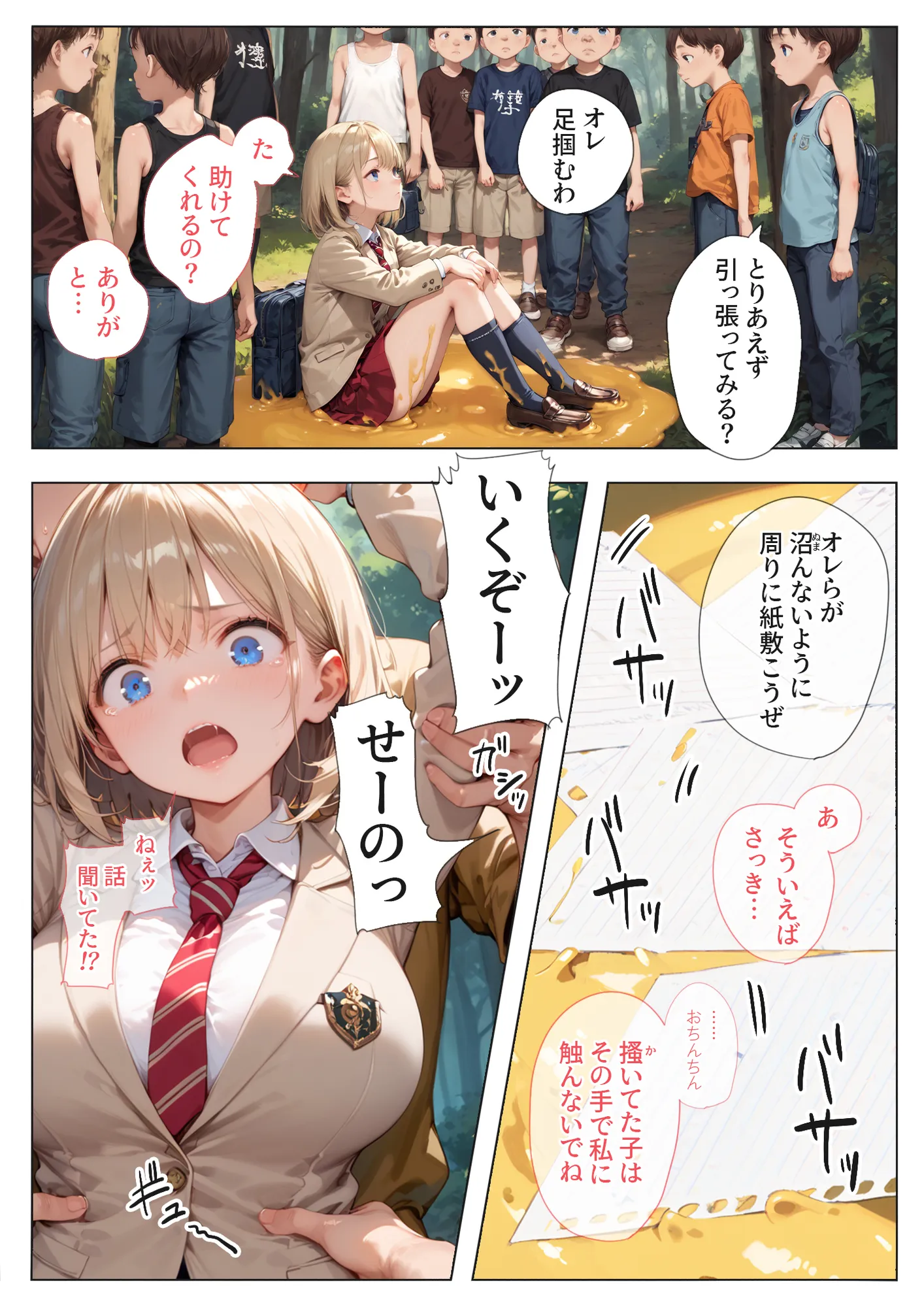 子○のシたことだから -○キの仕掛けたとりもちにJKが引っかかる- - 8ページ