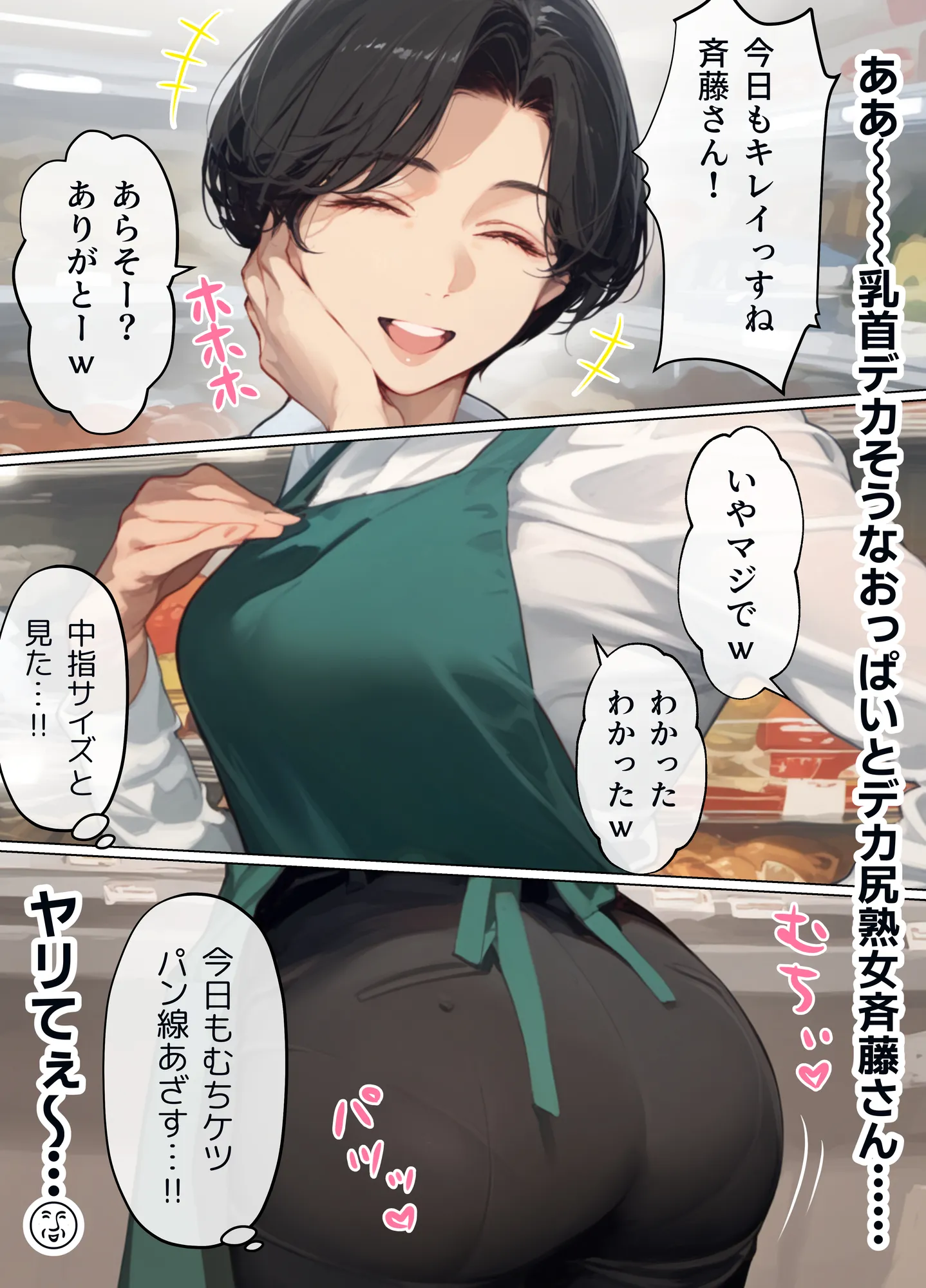 バ先のパート主婦(41)を家に連れ込んだら10年ぶりの汗だく本気セックスで巨乳首ビン勃ち放尿アクメした話 - 3ページ