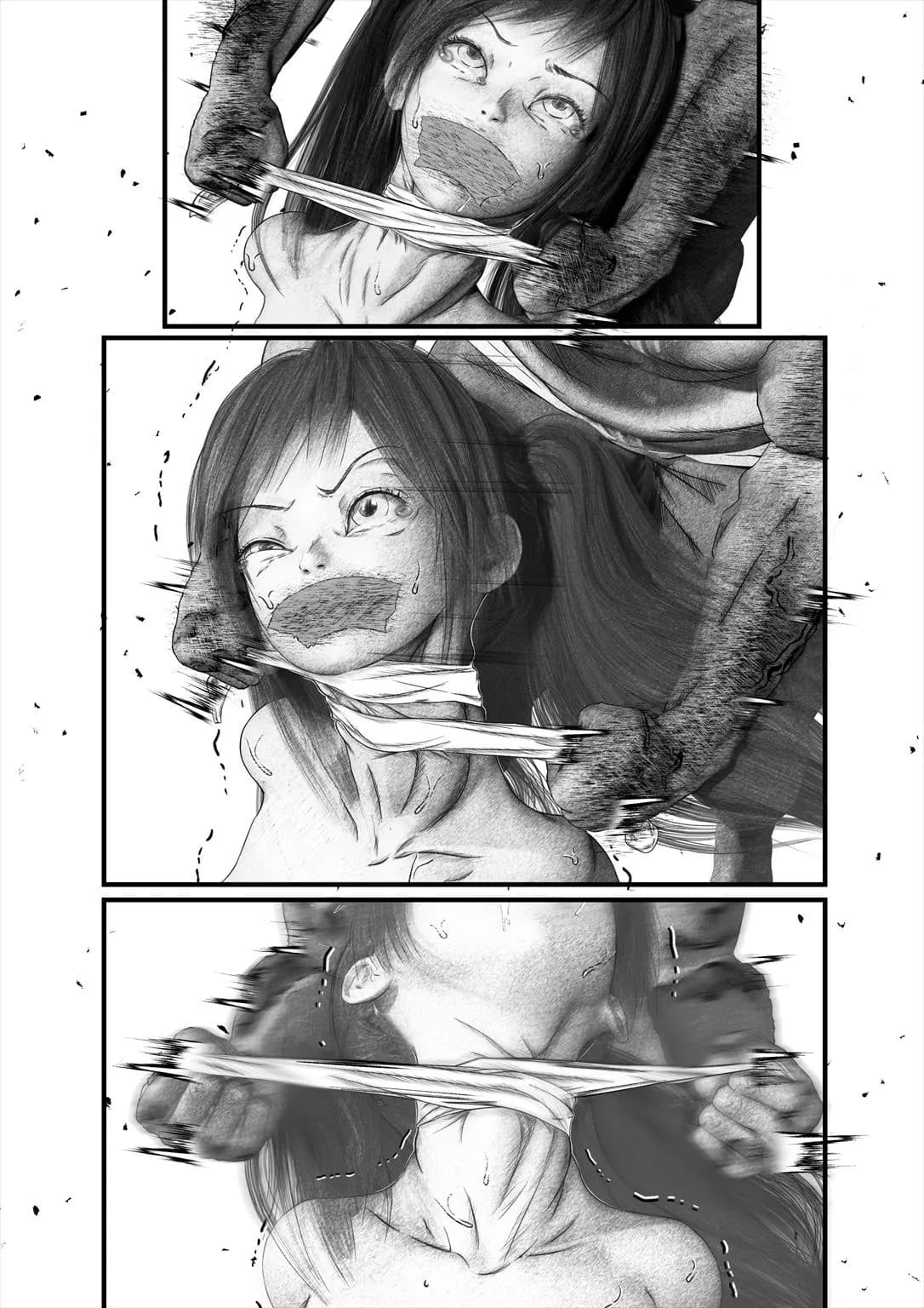 首絞め!漫画・スナッフシリーズ「三部作総集編」/首絞めリョナ・コミック作品 - 26ページ