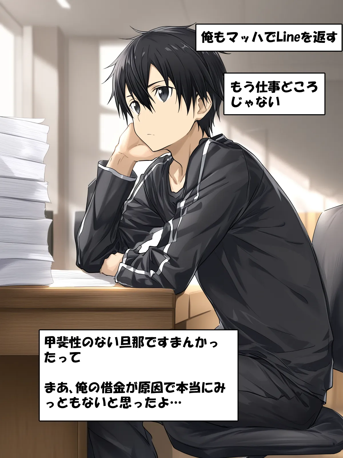 寝取られ堕ちるヒロイン SA〇 アスナ3 -借金で嫁を貸出す話- - 19ページ