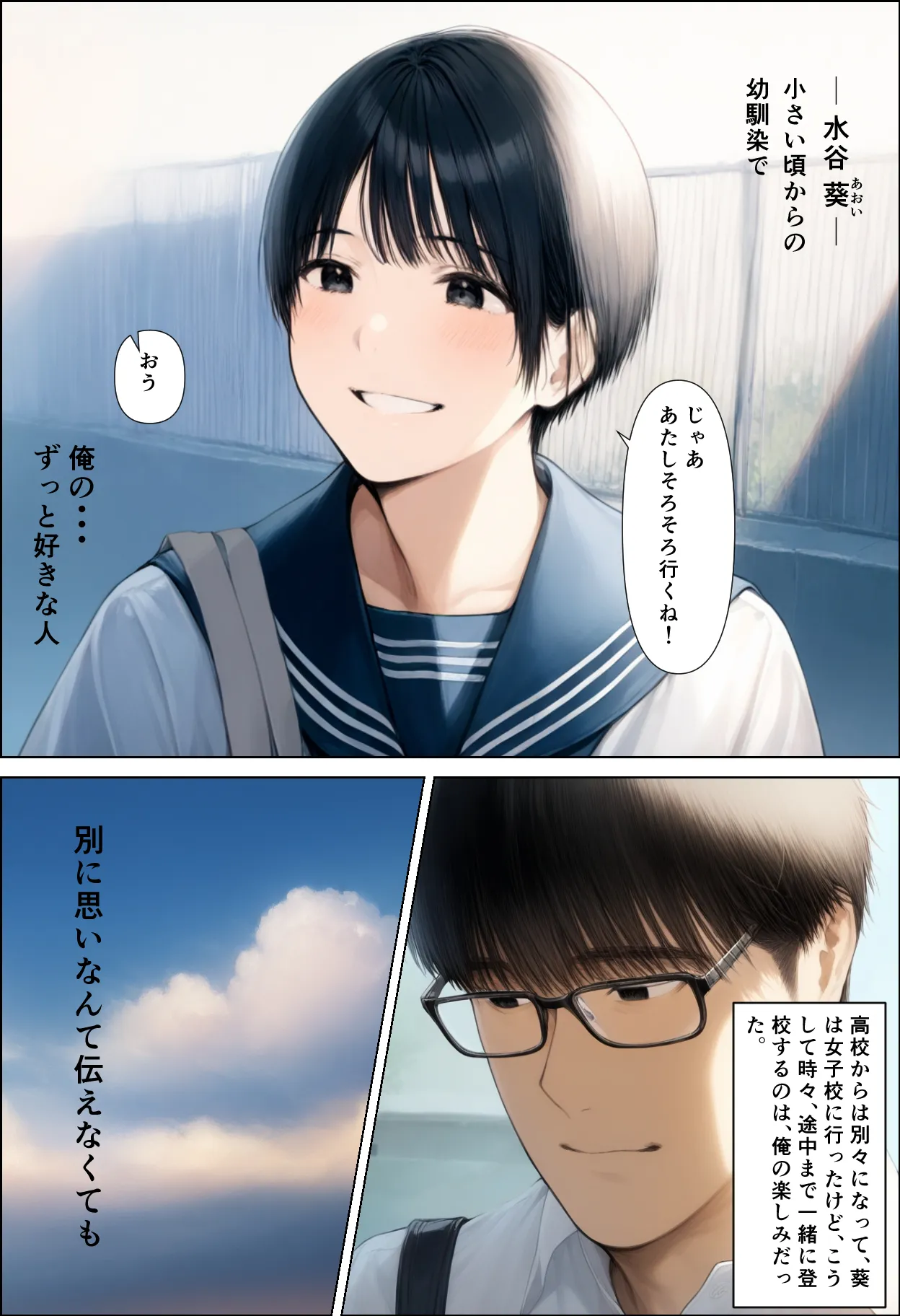 大好きな幼馴染が、クラスの肉便器になる話 - 2ページ