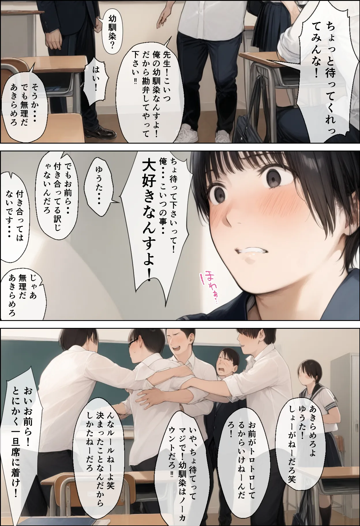 大好きな幼馴染が、クラスの肉便器になる話 - 9ページ