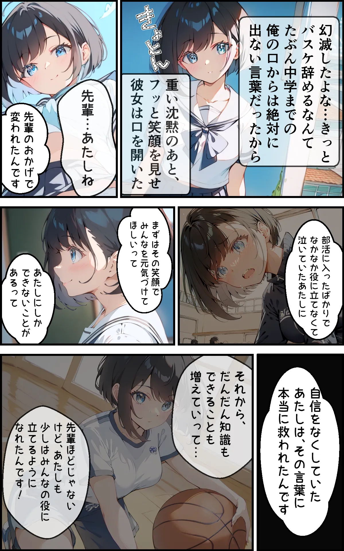 健気で元気っ子な後輩と甘々初えっち - 6ページ