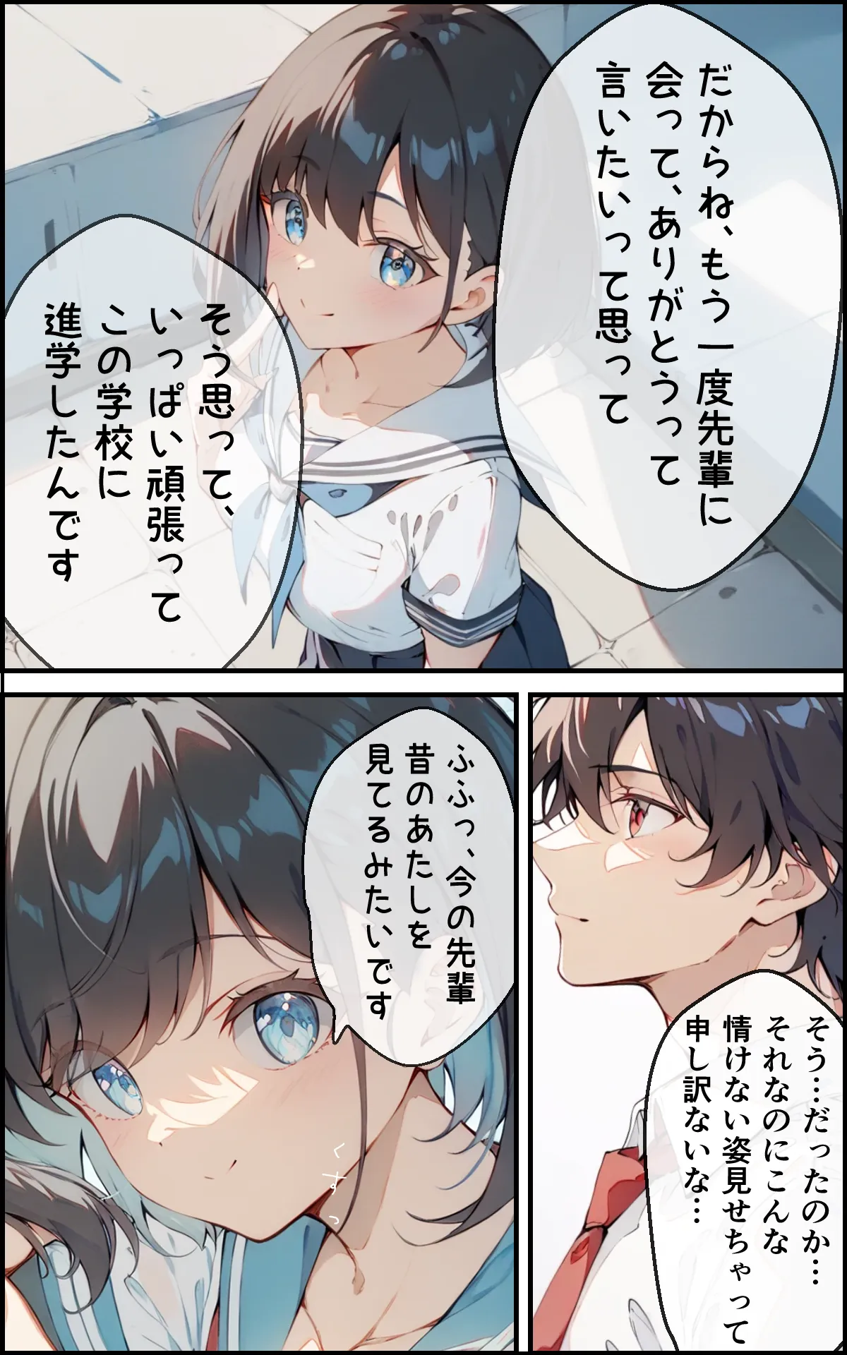 健気で元気っ子な後輩と甘々初えっち - 7ページ