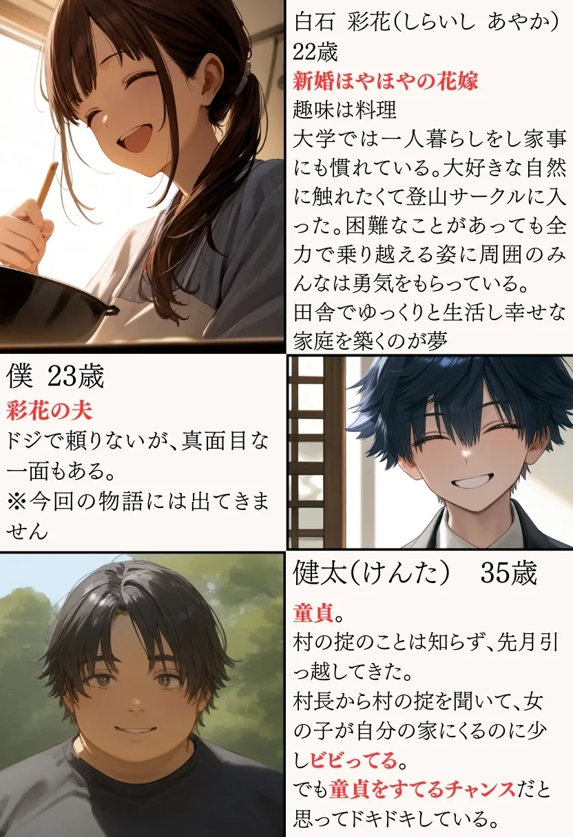 花嫁が共有物の村〜童貞編〜 - 1ページ