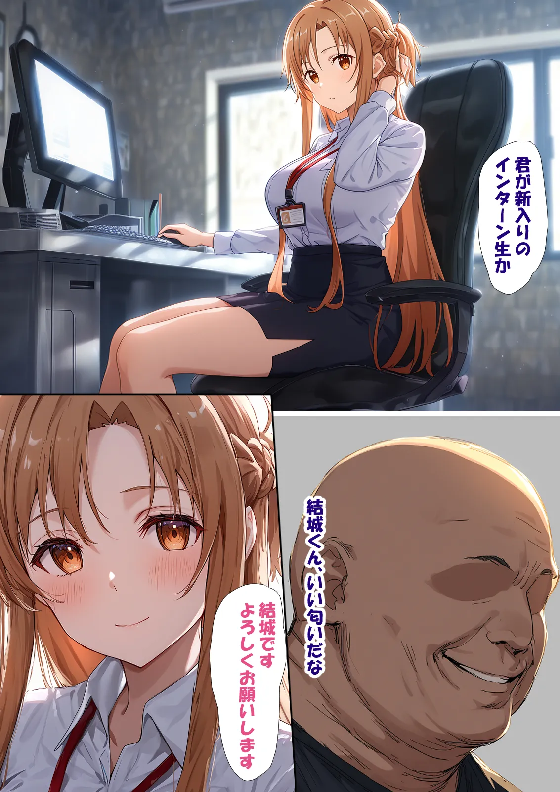 寝取られ堕ちるヒロイン SA〇 アスナ4 -借金で嫁を貸出す話2- - 6ページ