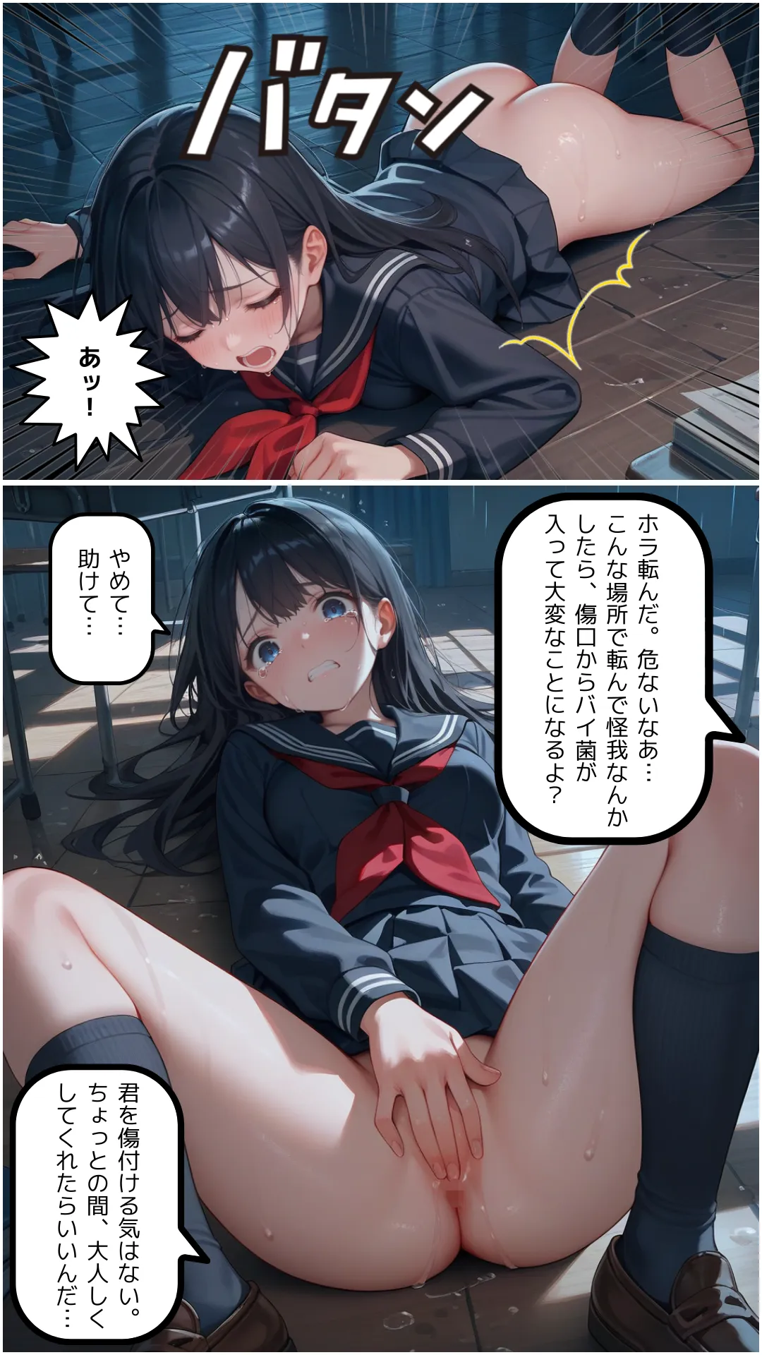 豪雨、廃校舎、家出少女。 - 3ページ