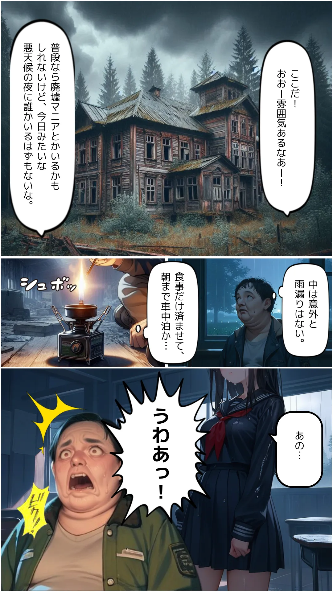 豪雨、廃校舎、家出少女。 - 6ページ