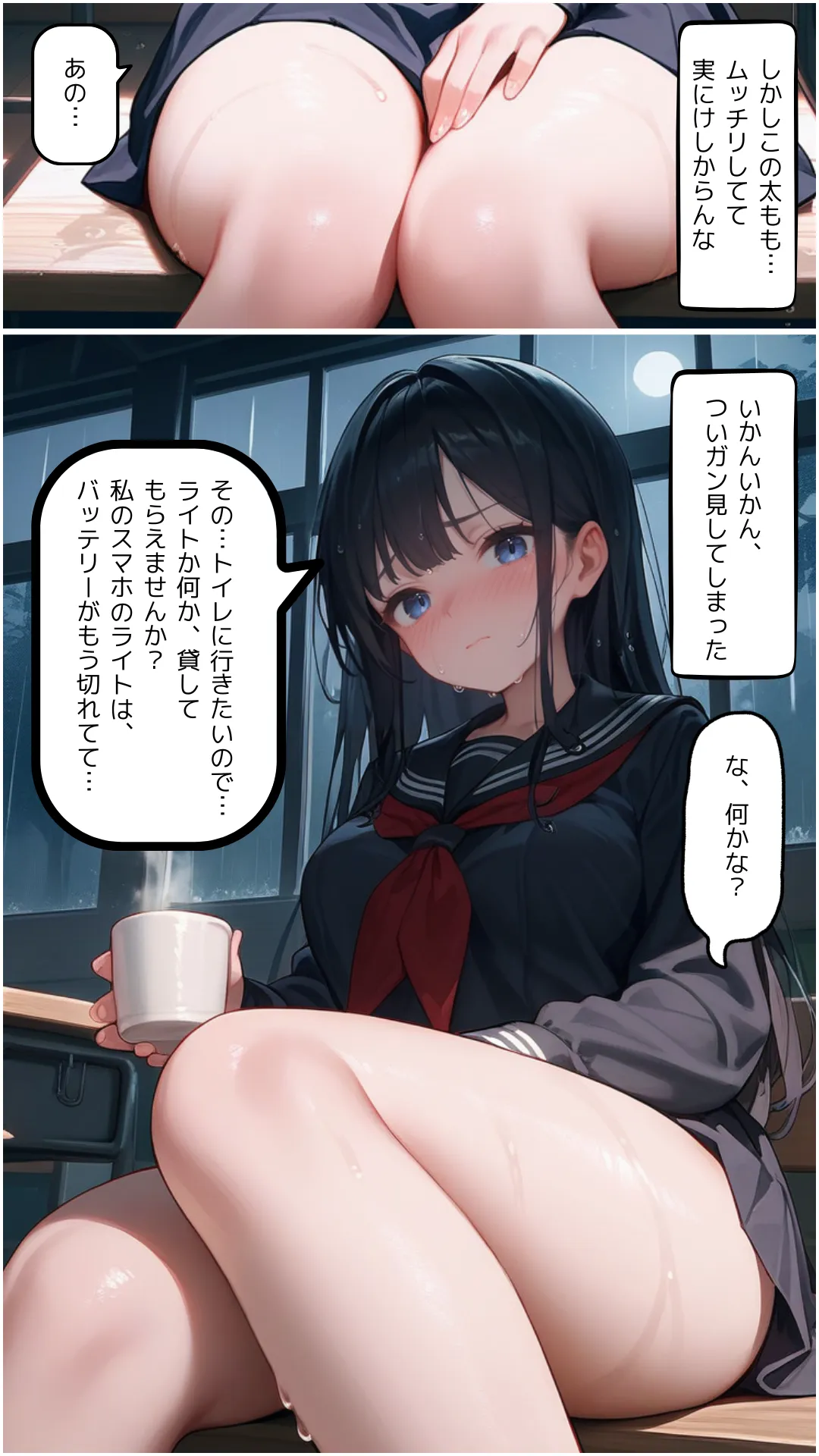 豪雨、廃校舎、家出少女。 - 9ページ