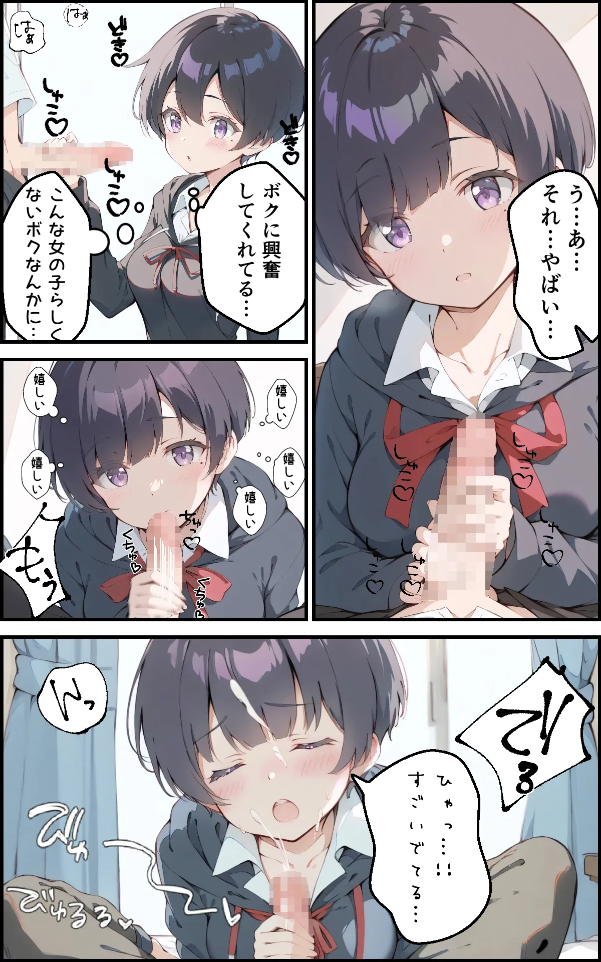 巨乳ボクっ娘幼馴染と甘々初えっち - 21ページ