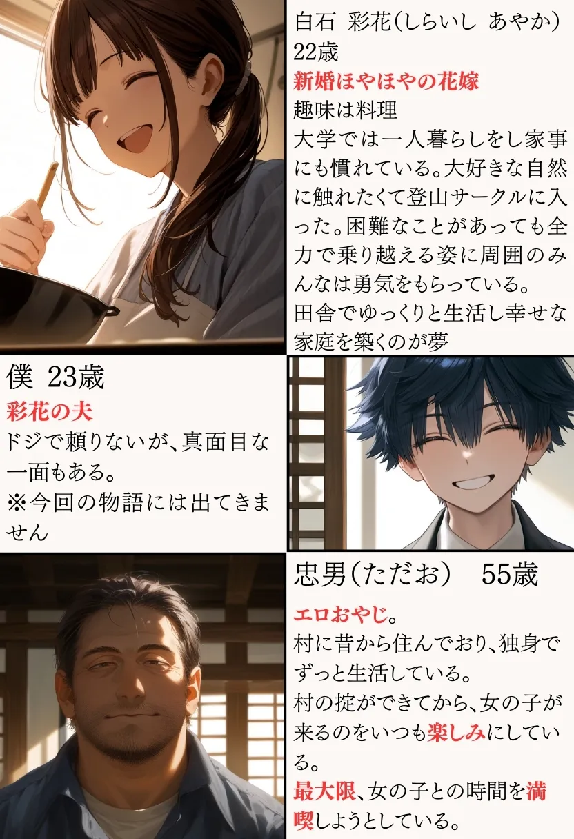 花嫁が共有物の村〜エロおやじ編〜 - 1ページ