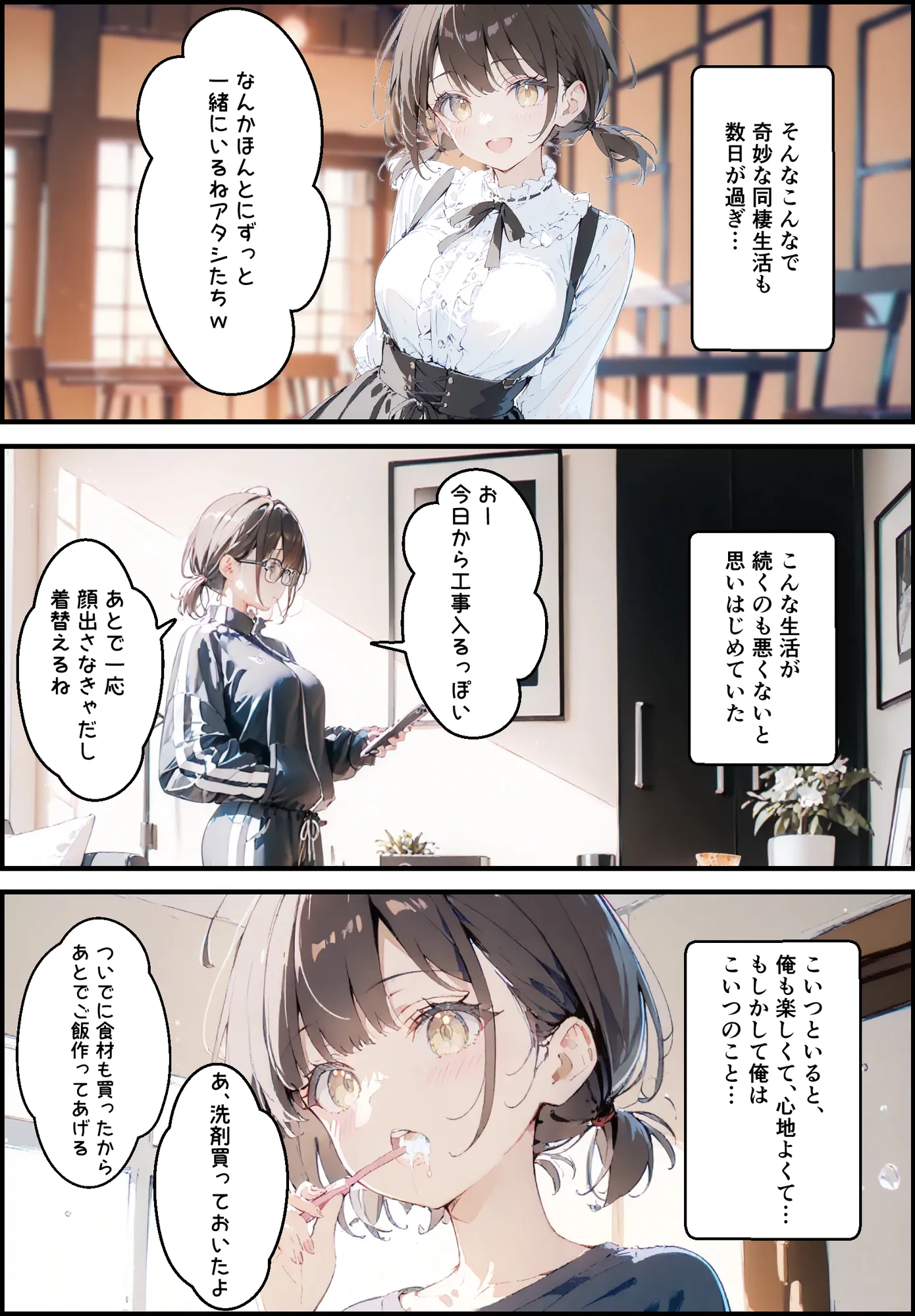 隣に住んでる大学の同期と甘々初えっち - 16ページ