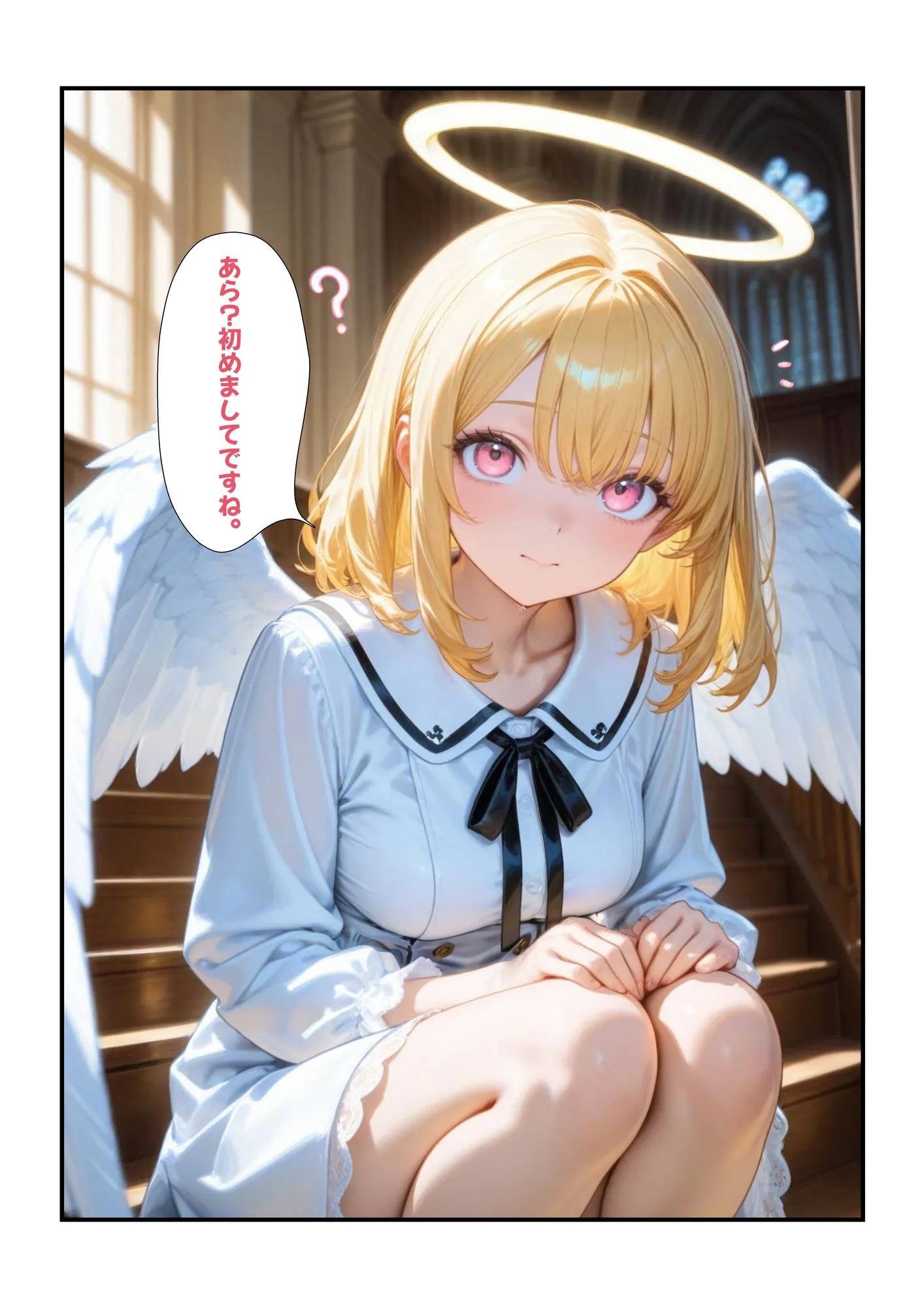 オトナを知らない温室育ち天使を騙して種付け教育した件 - 1ページ