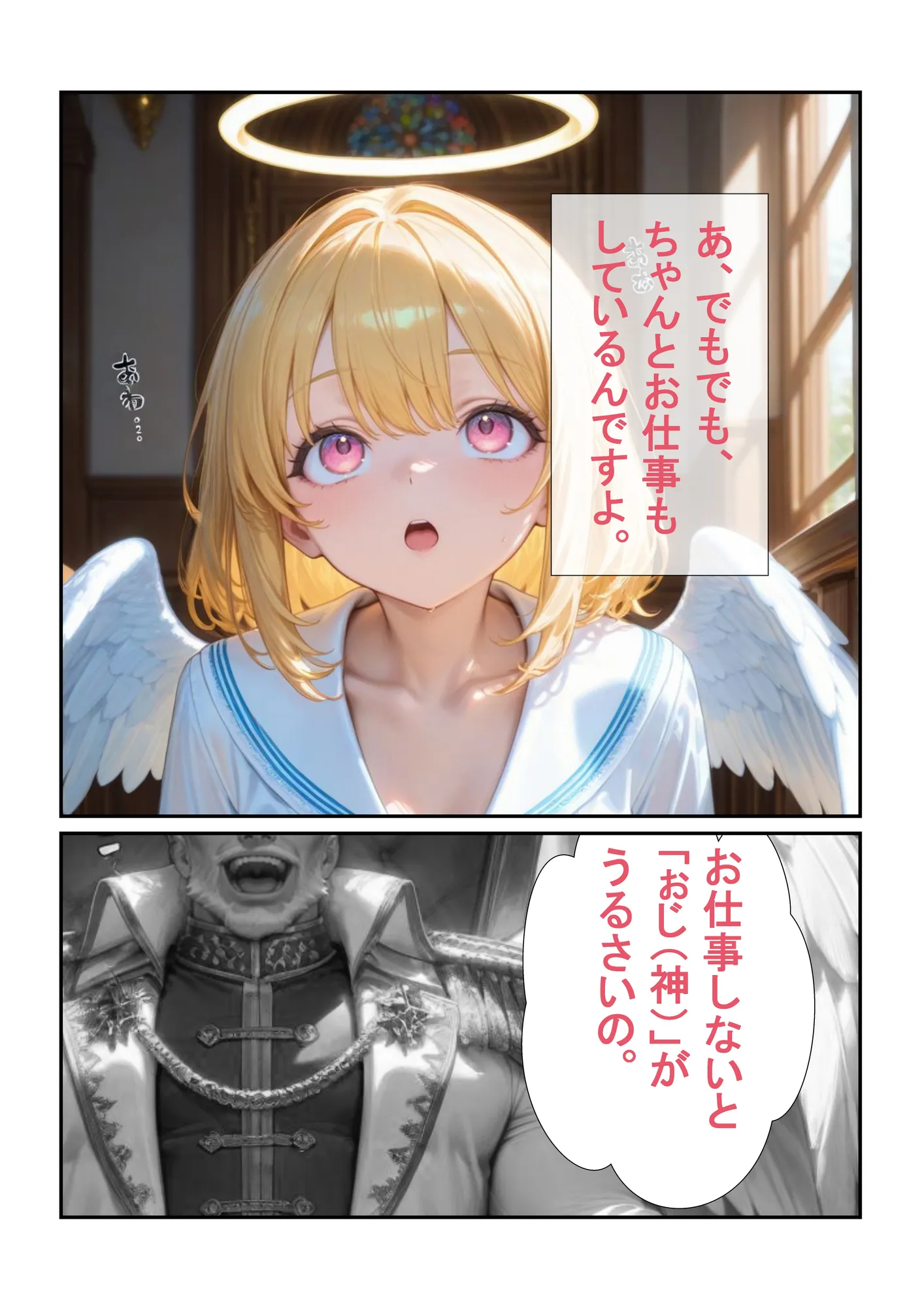 オトナを知らない温室育ち天使を騙して種付け教育した件 - 3ページ