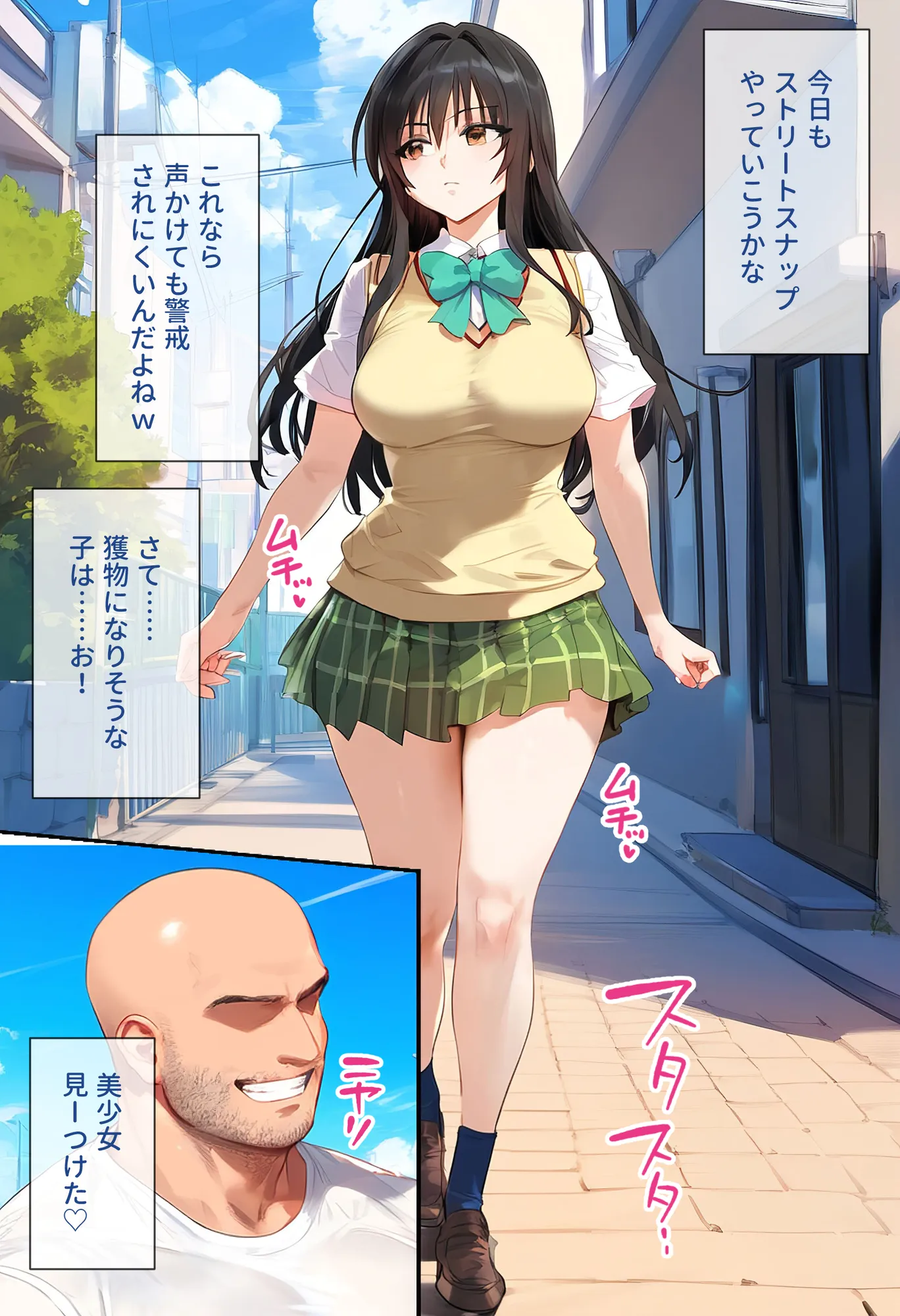 【催●】ストリートスナップで出会った素人娘に札束チラつかせたらヤれた話www〜古手〇唯編〜 - 1ページ