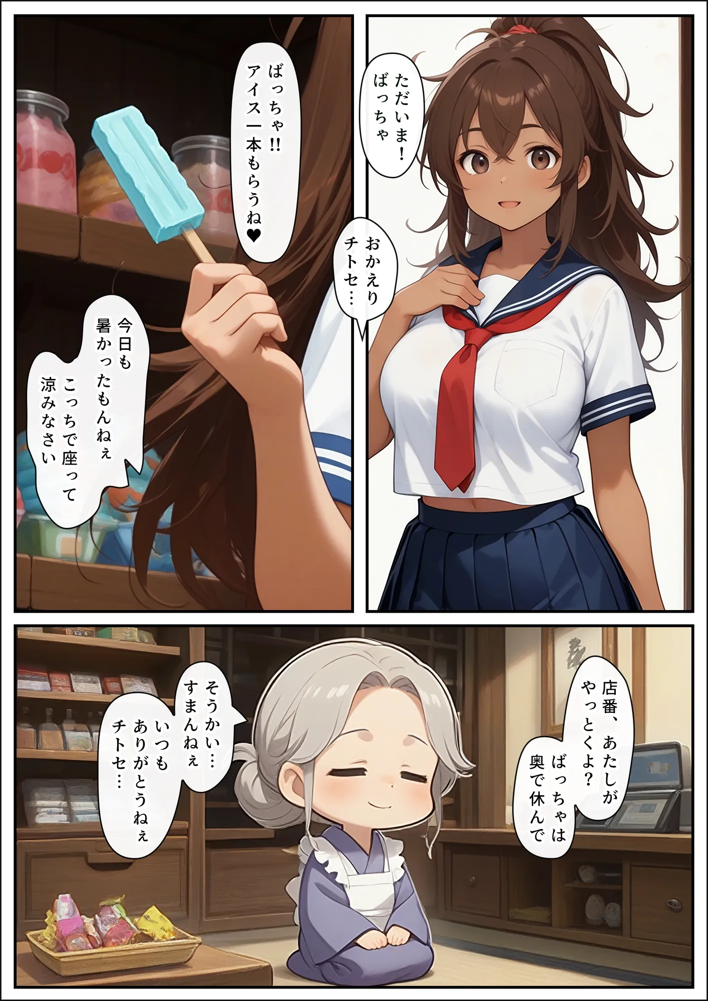 ゲーミングお姉ちゃん【褐色巨乳ギャル姉と格ゲー勝負で精通ボーイ!コマンドミスでティウンティウン!】 - 2ページ