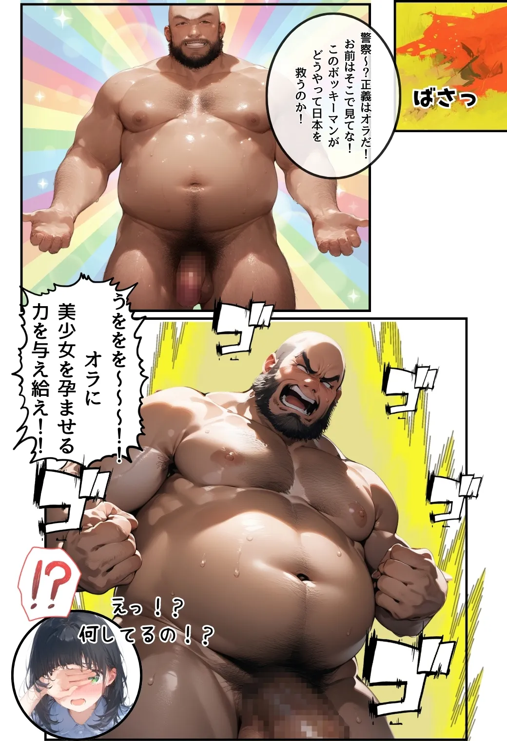 とんでも!ボッキーマン。〜彼氏の前で彼女を寝取ってボッキー!の巻〜 - 13ページ