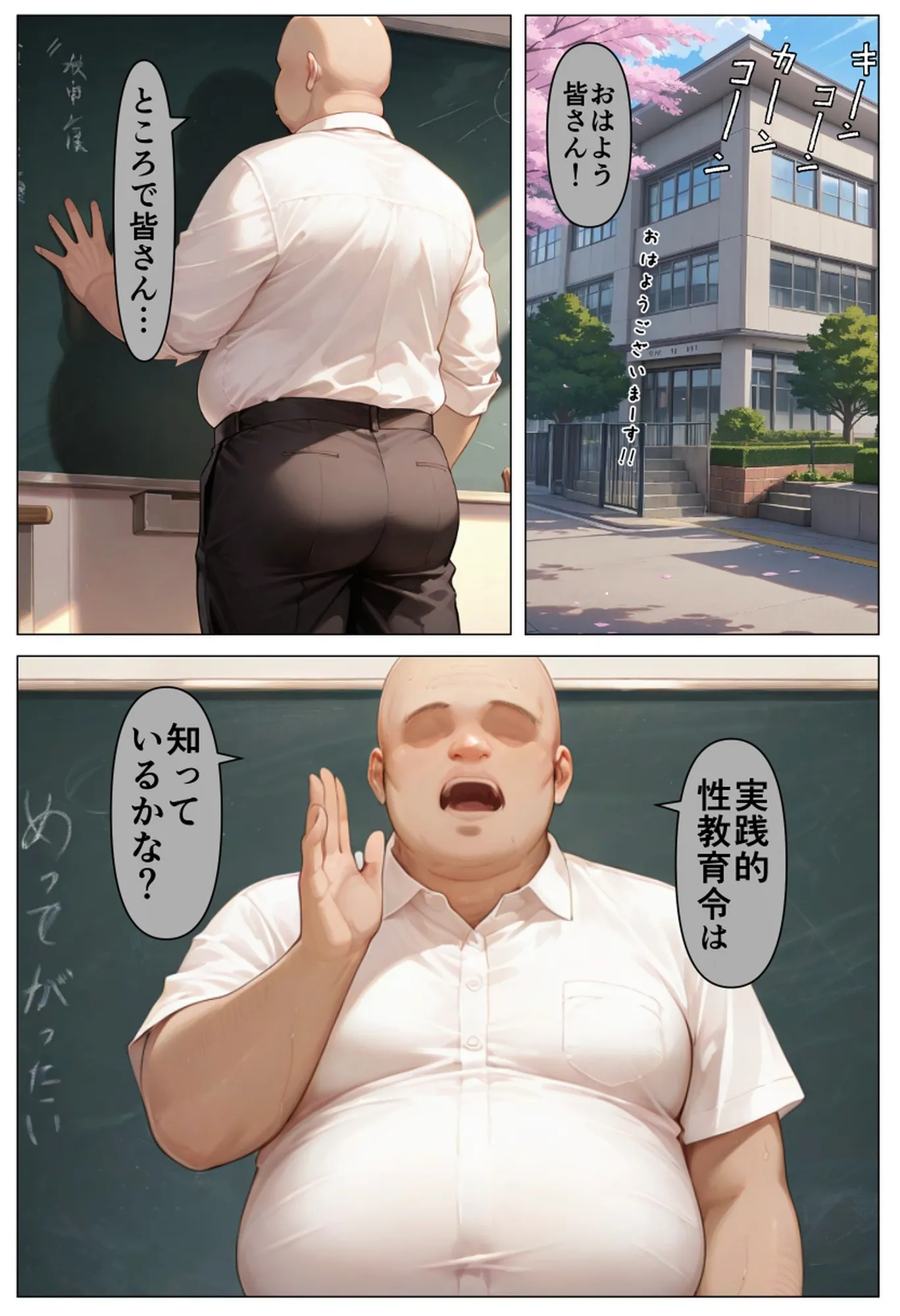 彩南学園の性教育〜浅い性知識を改善するためにひたすらセックスをヤりまくる1週間の孕ませ生活 - 1ページ