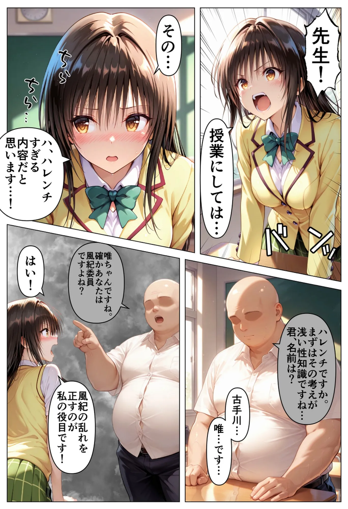 彩南学園の性教育〜浅い性知識を改善するためにひたすらセックスをヤりまくる1週間の孕ませ生活 - 7ページ