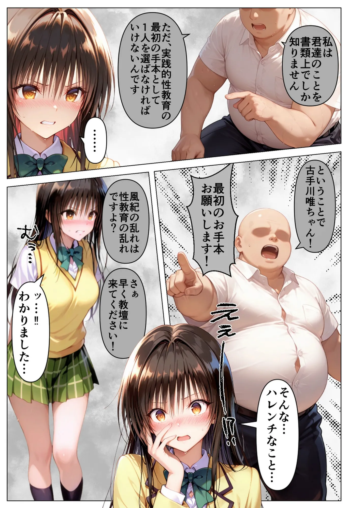 彩南学園の性教育〜浅い性知識を改善するためにひたすらセックスをヤりまくる1週間の孕ませ生活 - 8ページ