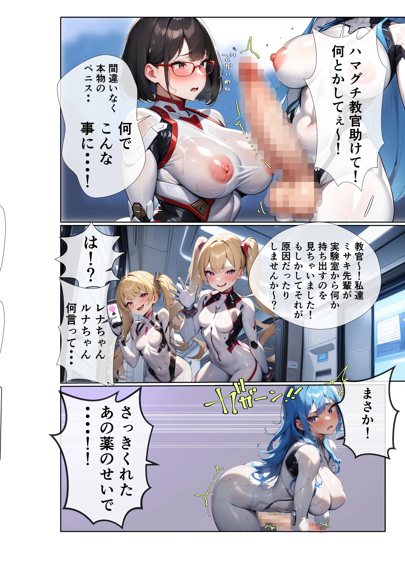 ふたなり射精中毒検査官(テスター)、ミサキ - 6ページ