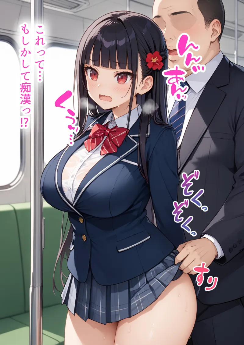 種付けおじさんに痴●された件 爆乳JK編 - 10ページ