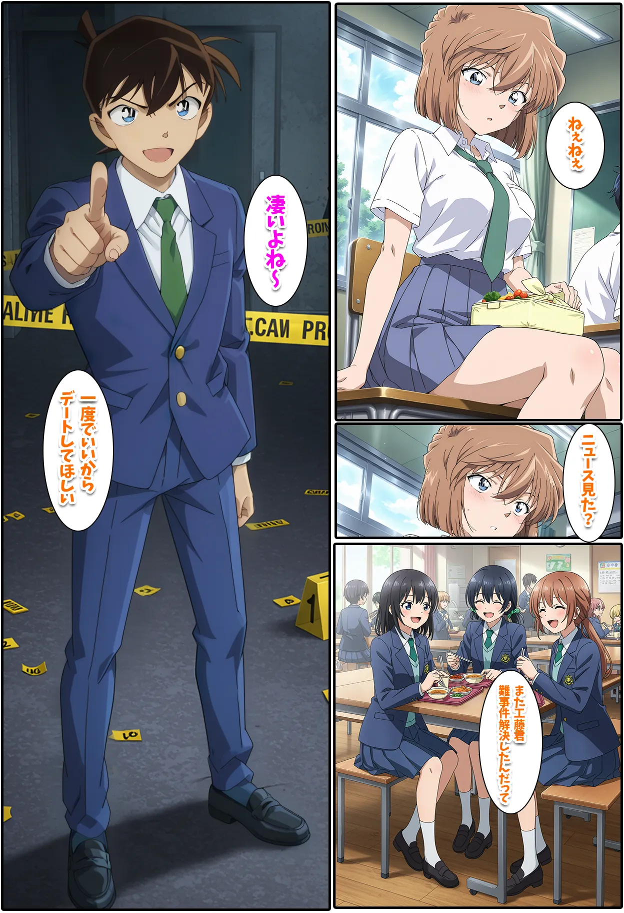 新・名探偵の三角関係2 - 1ページ