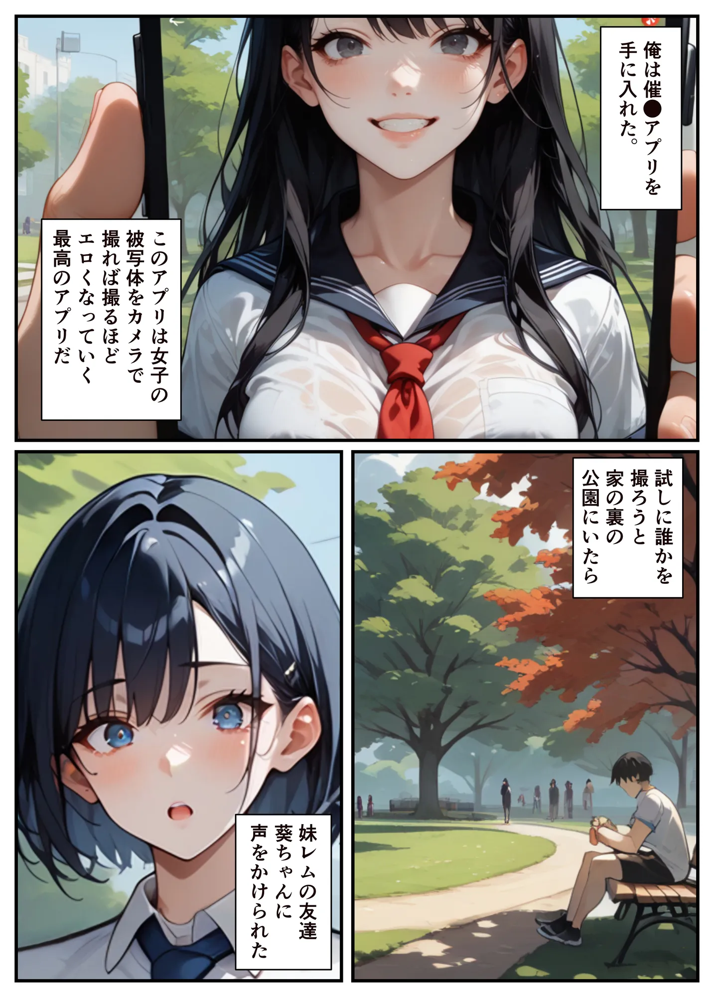 催●アプリで妹の友達を思いどおりに!「葵編」 - 1ページ