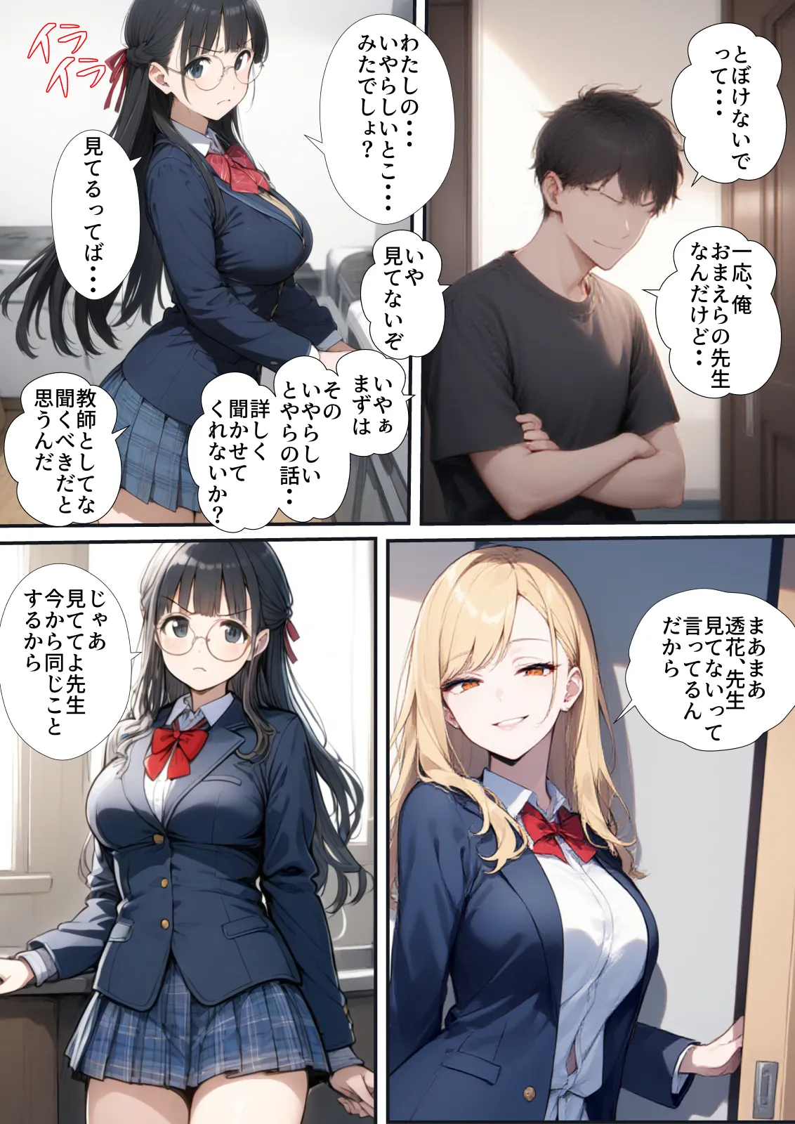 ギャルとメガネ委員長の学園性活〜先生!私じゃダメですか?優等生は先生に壊されたい - 24ページ