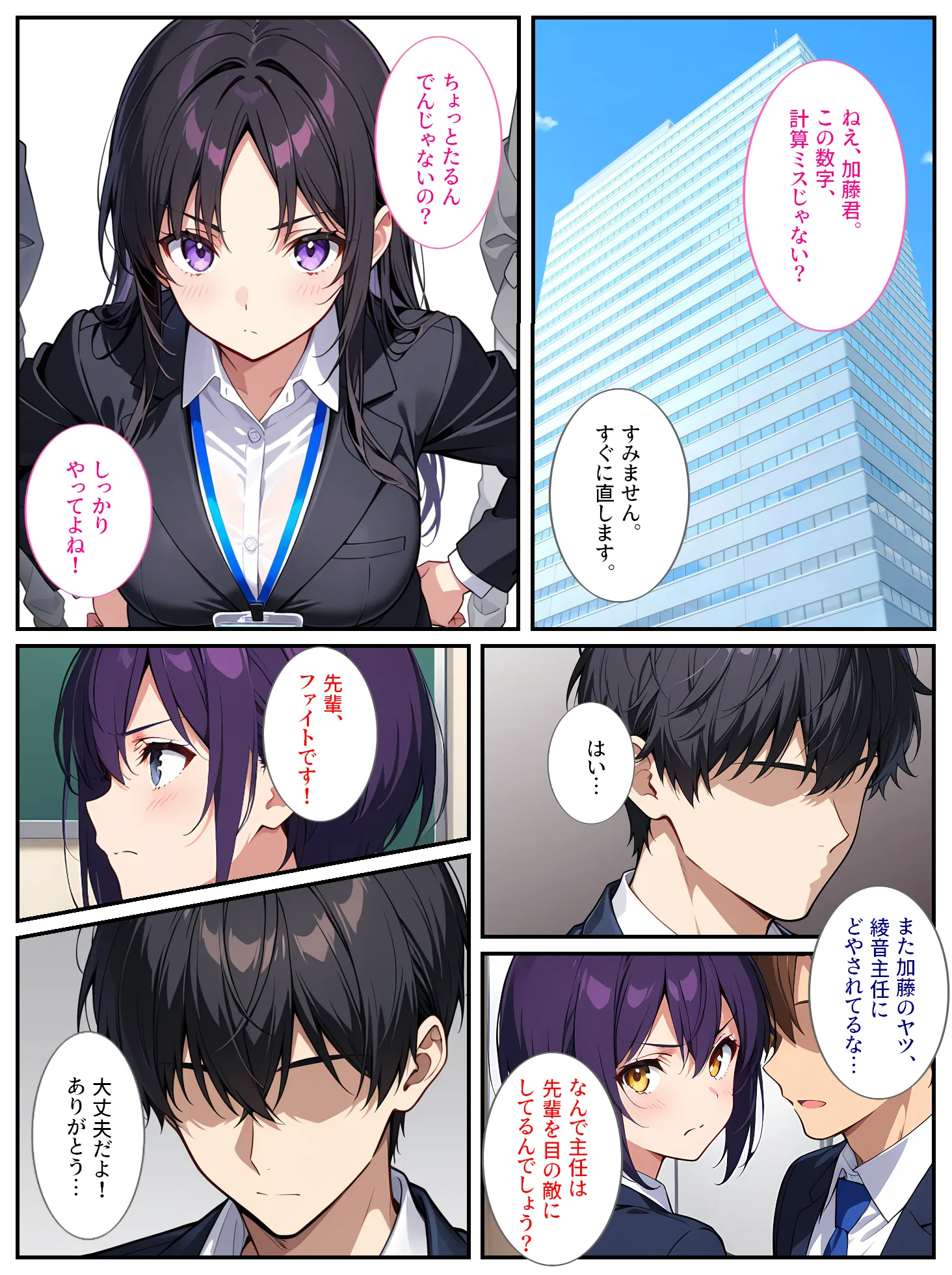 爆乳上司(人妻)の弱みを握ったので孕むまで毎日セックスしてやった! - 2ページ