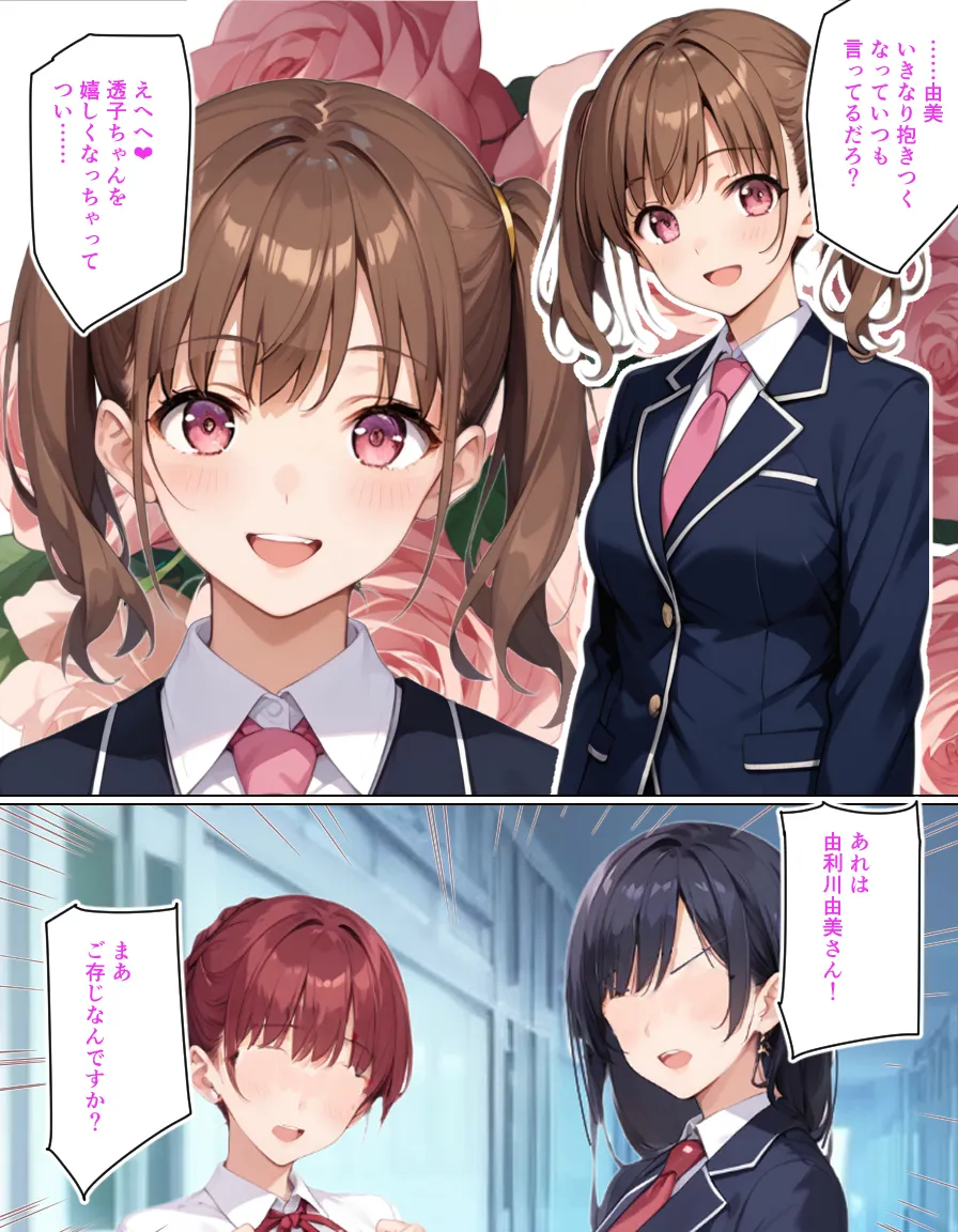 ゆりの間に挟まるタネ付おじさん - 3ページ