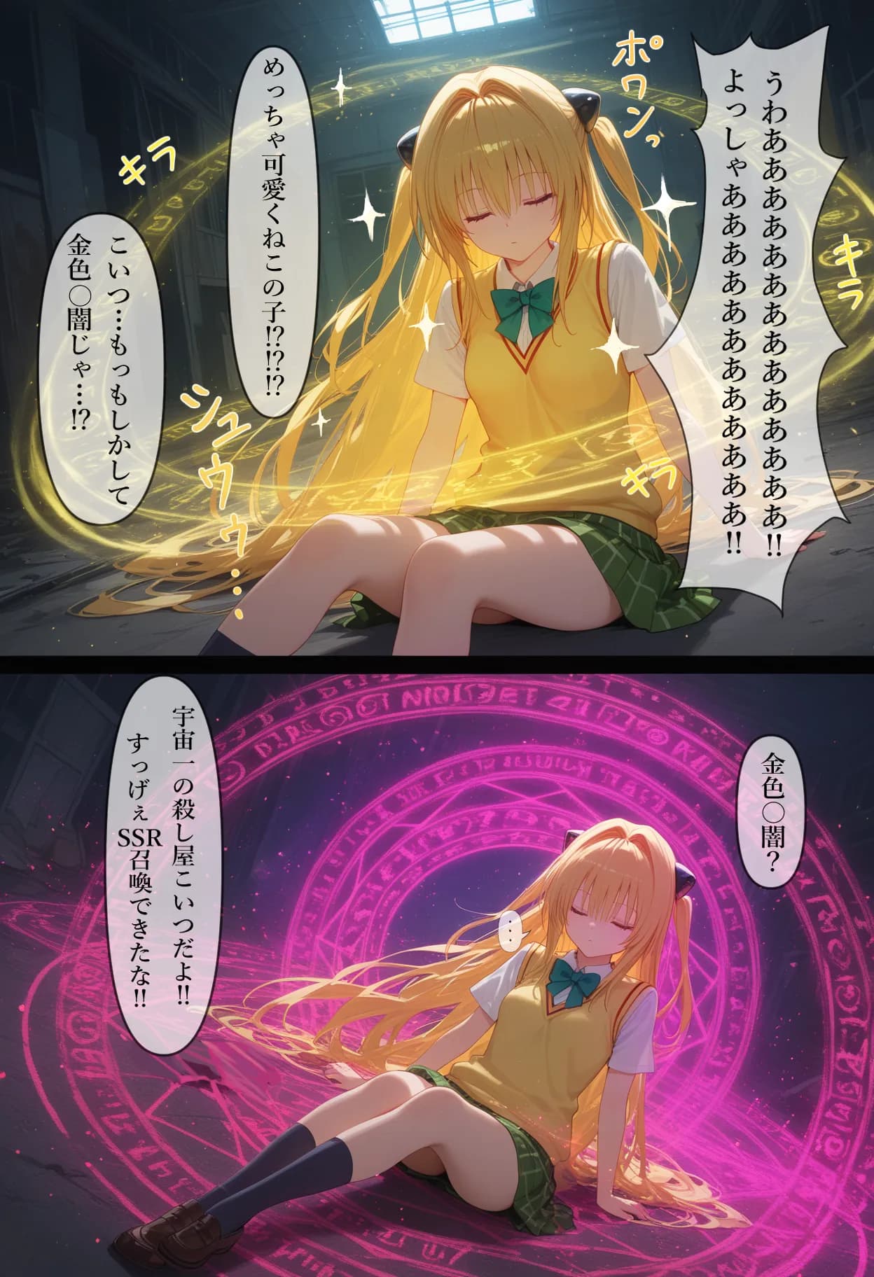 凌●召喚  召喚ヒロインには人権が無いので好き放題●されました〜金●の闇編〜 - 4ページ