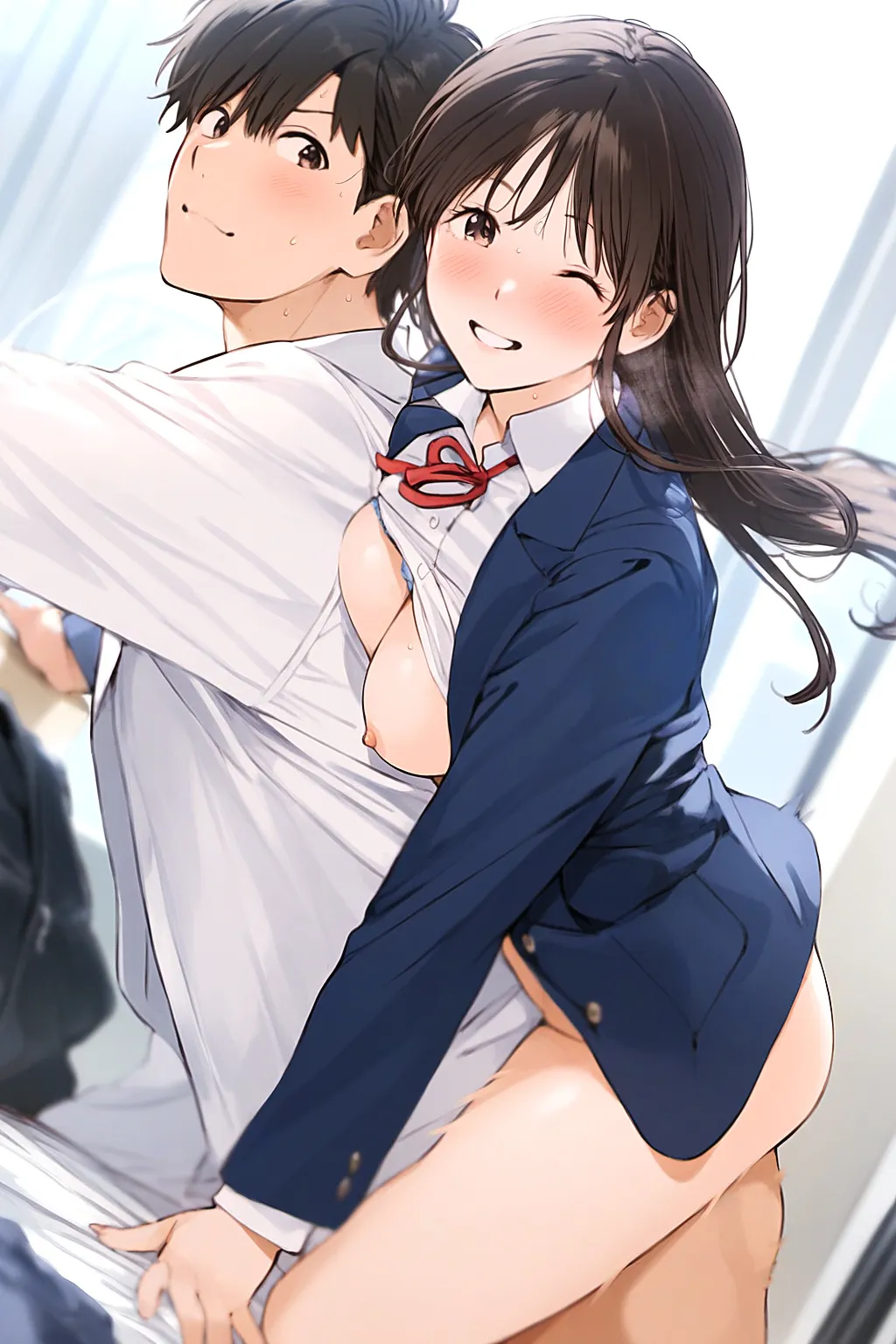 非モテの僕の幼馴染がイケメン彼氏にとられてBSS だけどヤリマンギャル天使のおかげで非モテの僕にモテ期到来!?女子モテ強者男性イケメンイケボリア充彼氏からも寝取り放題下剋上! BSSから始まるイチャラブ学園ハーレム生活!! - 43ページ