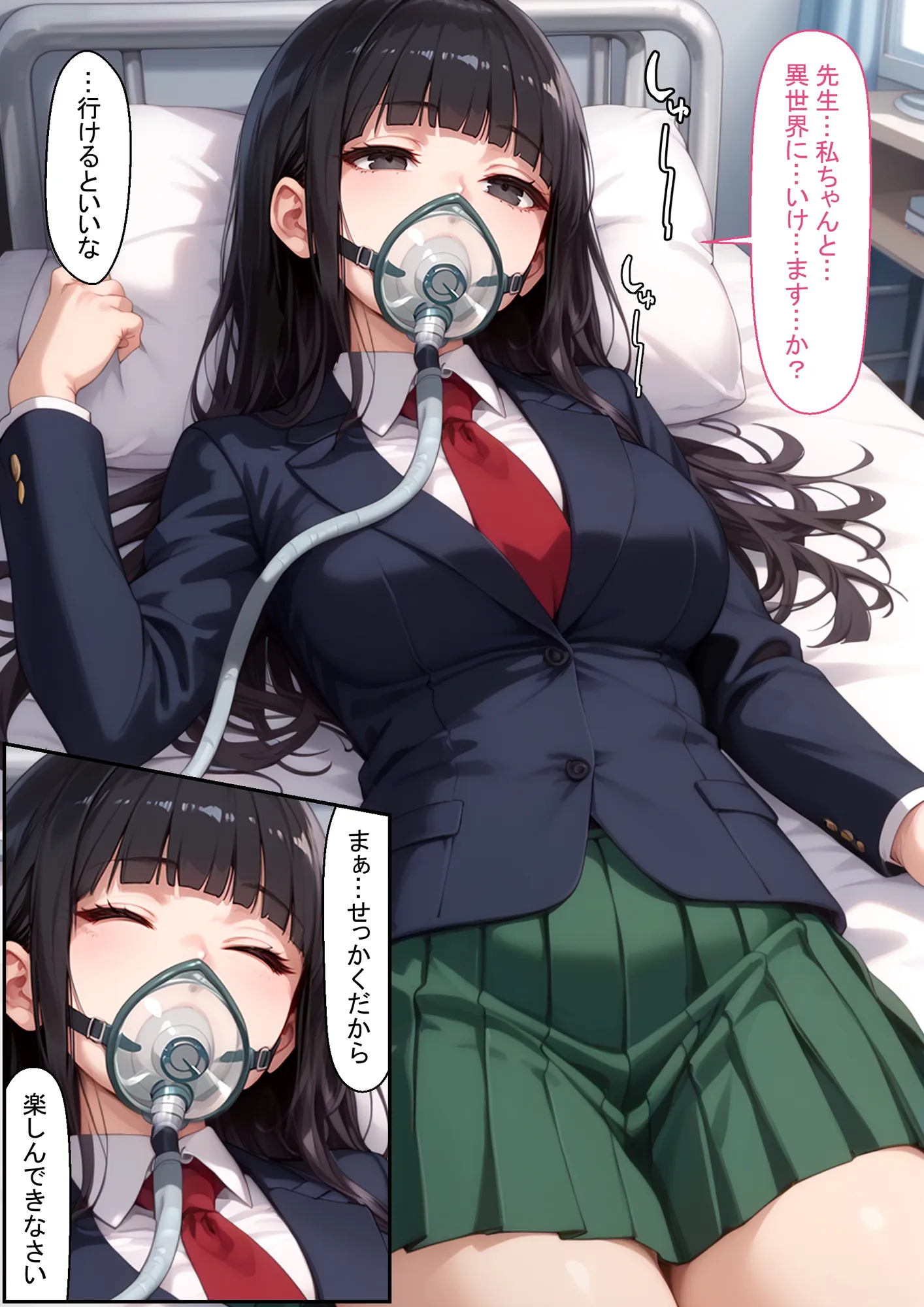 異世界を夢見た脳内お花畑JKが触手の繁殖壺になる話 - 2ページ