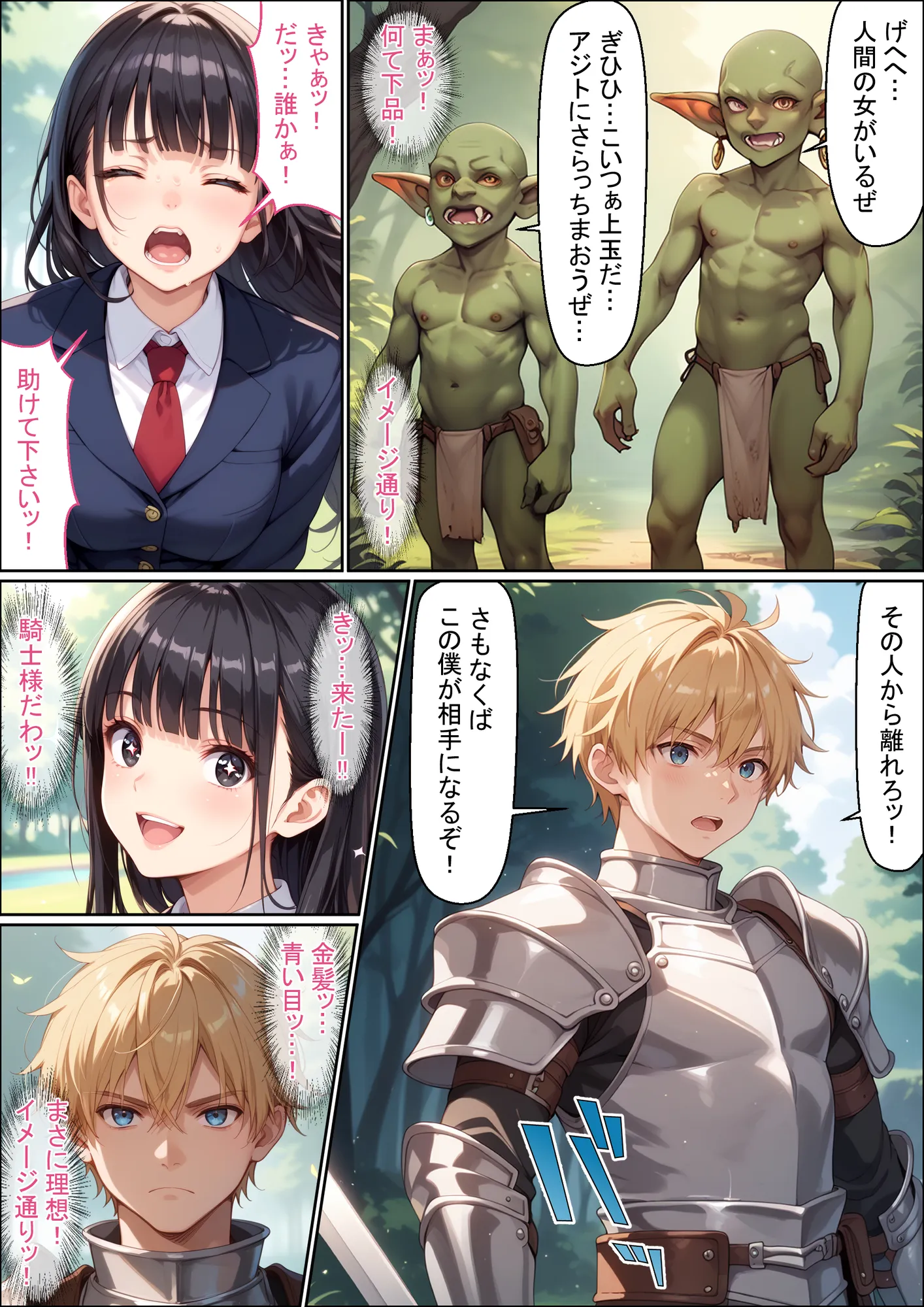 異世界を夢見た脳内お花畑JKが触手の繁殖壺になる話 - 6ページ