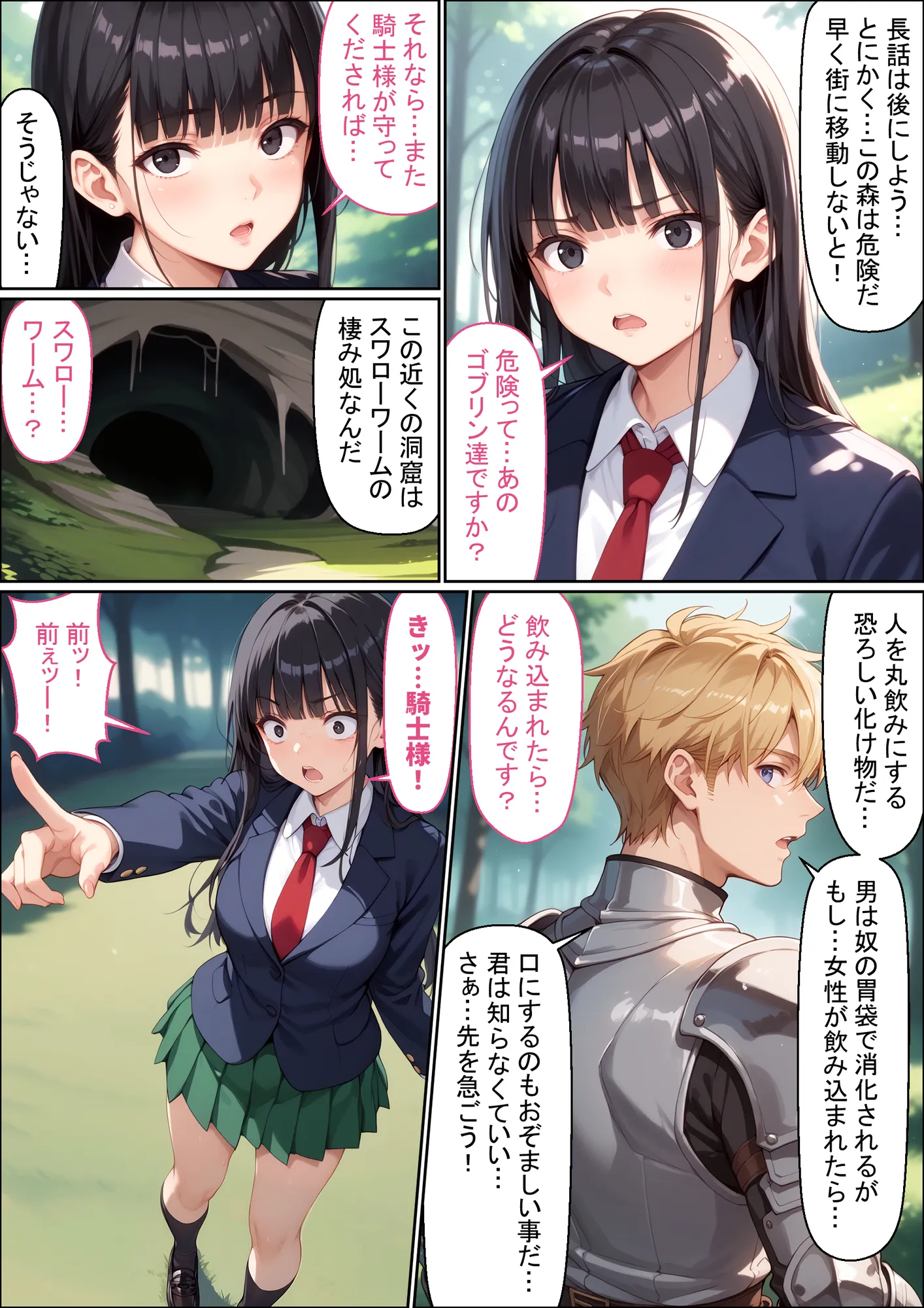 異世界を夢見た脳内お花畑JKが触手の繁殖壺になる話 - 8ページ