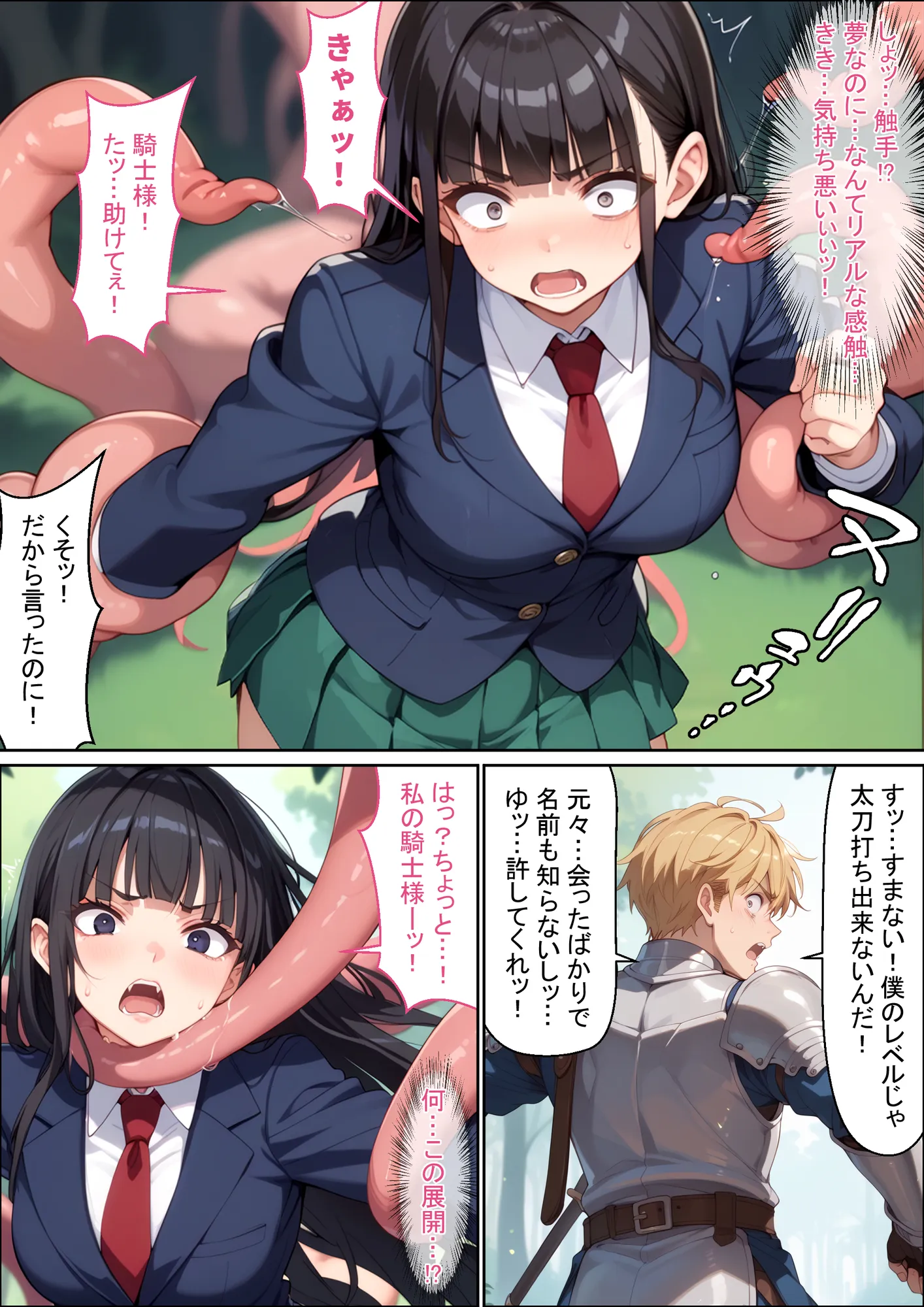 異世界を夢見た脳内お花畑JKが触手の繁殖壺になる話 - 10ページ