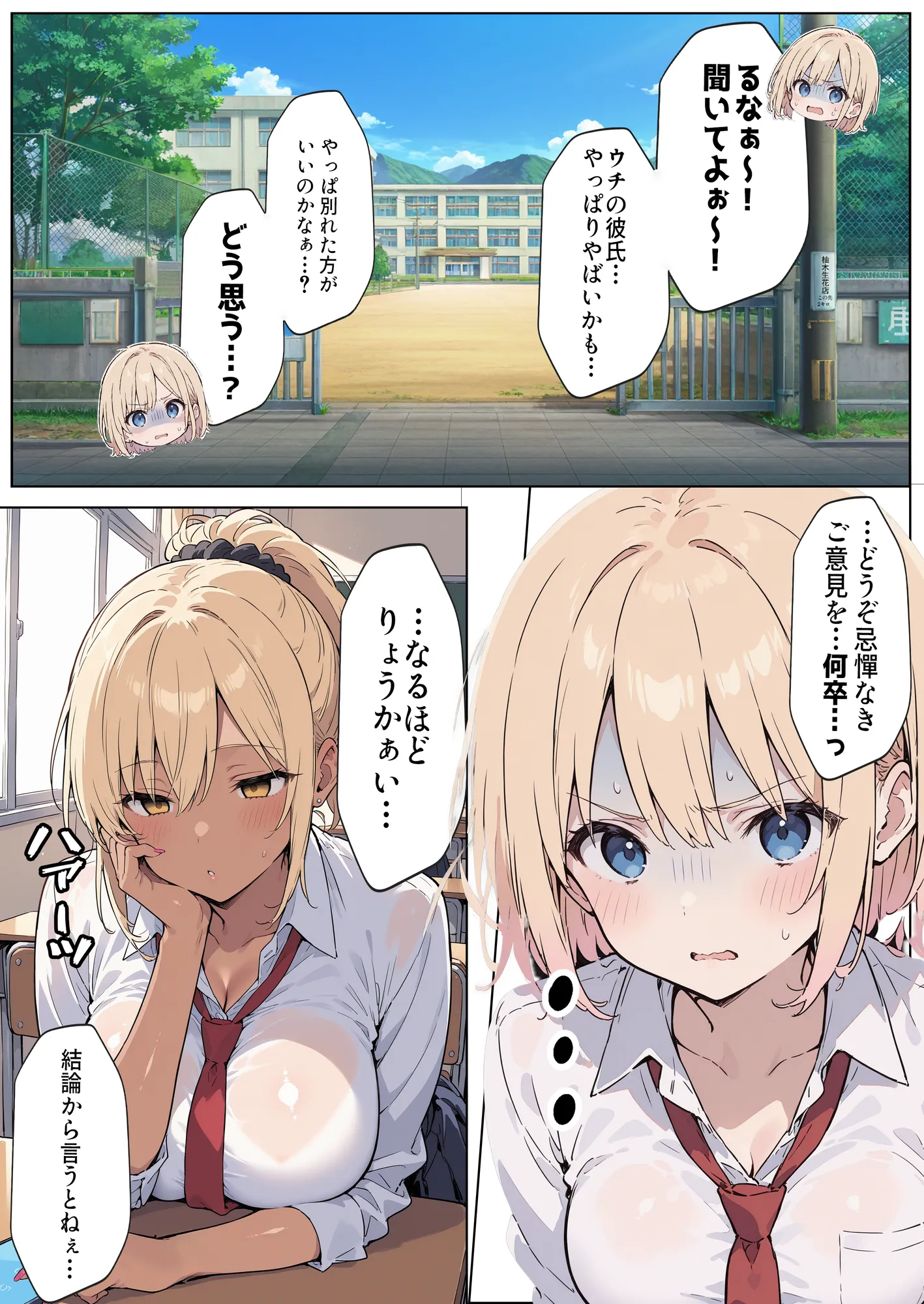 俺の前だとド変態になるダウナー金髪黒ギャル - 2ページ