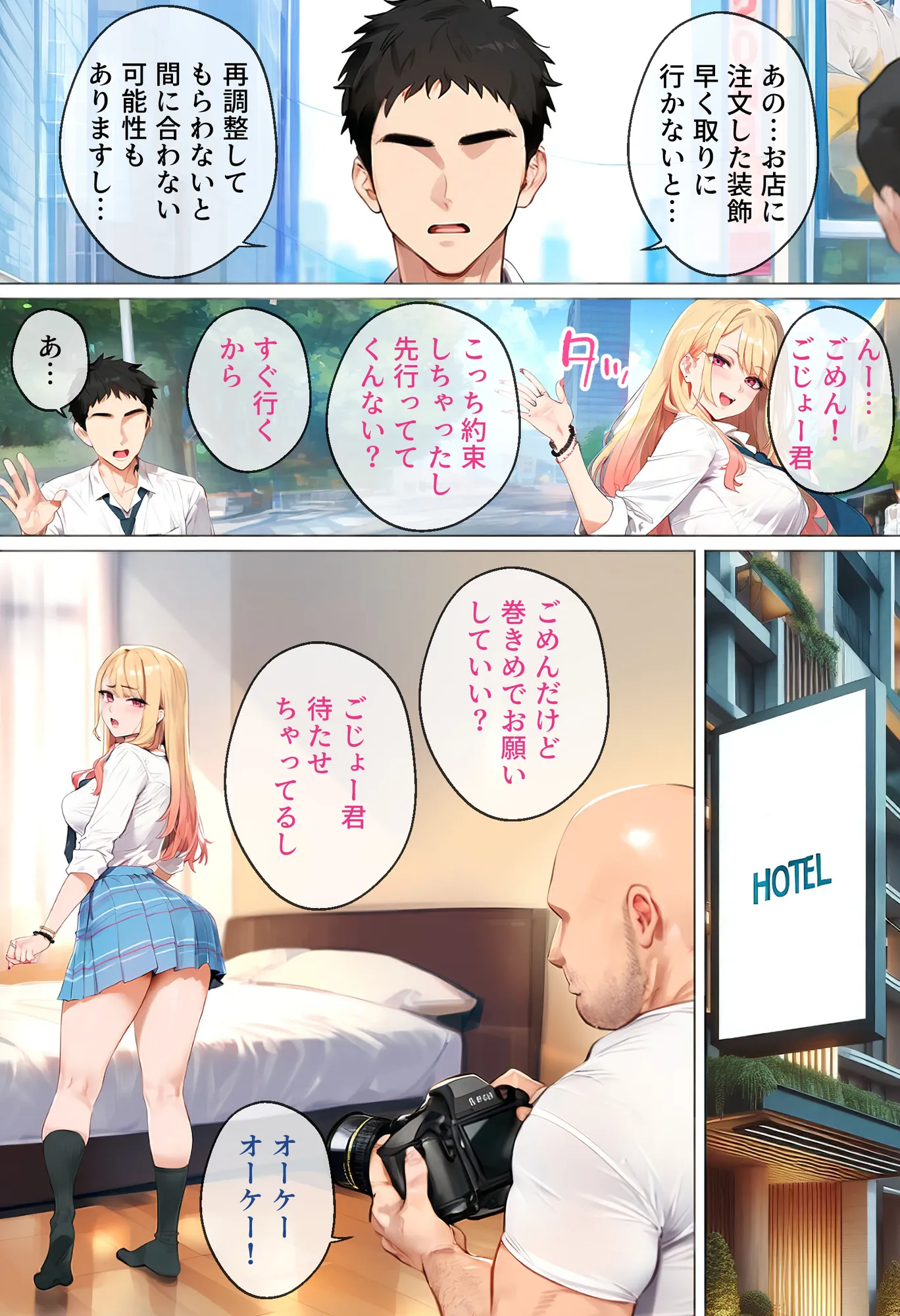 ストリートスナップで出会った金髪ギャルに催●かけてコスプレNTRセックスした話〜喜多川さん編〜 - 5ページ