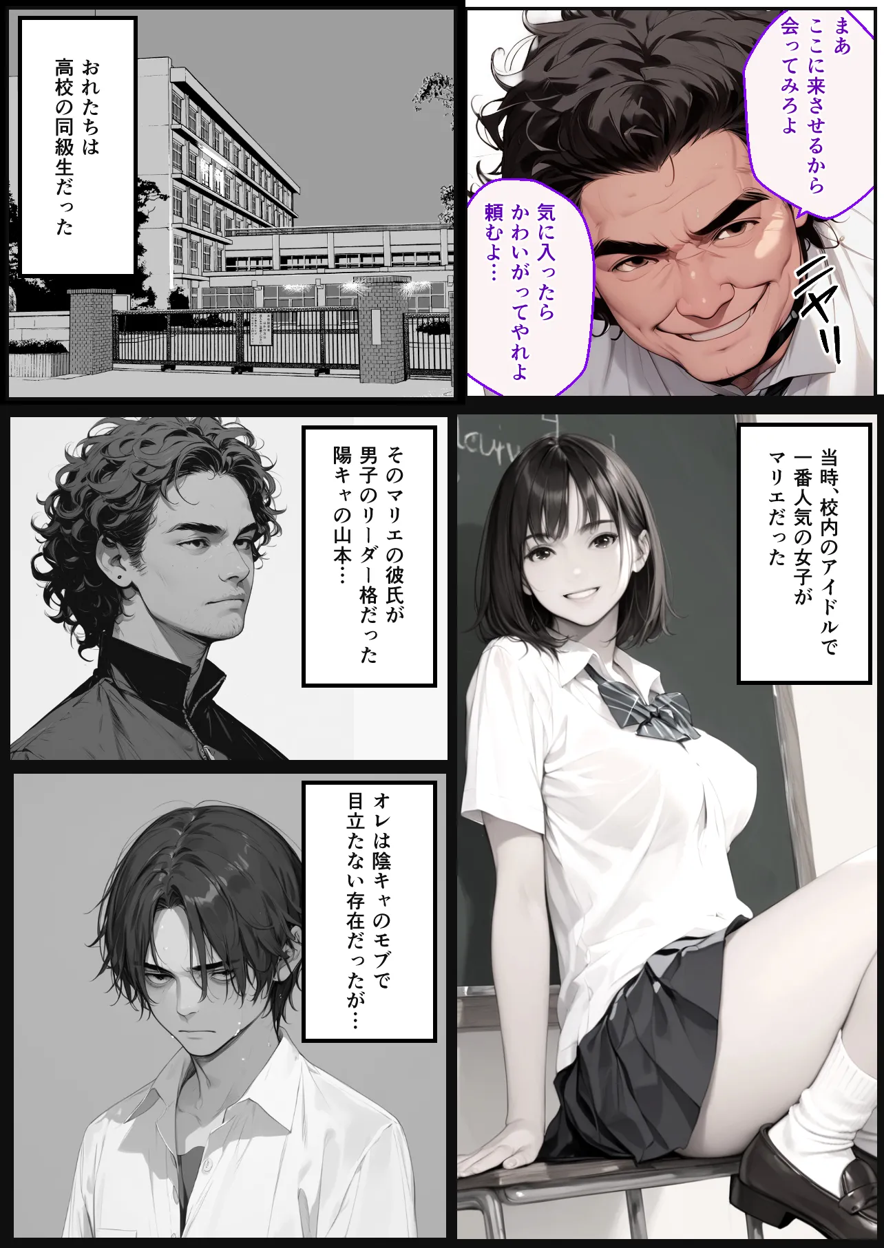 憧れの元同級生が人妻になって金を借りに来たので寝取りセックス同窓会を開催した話 - 4ページ