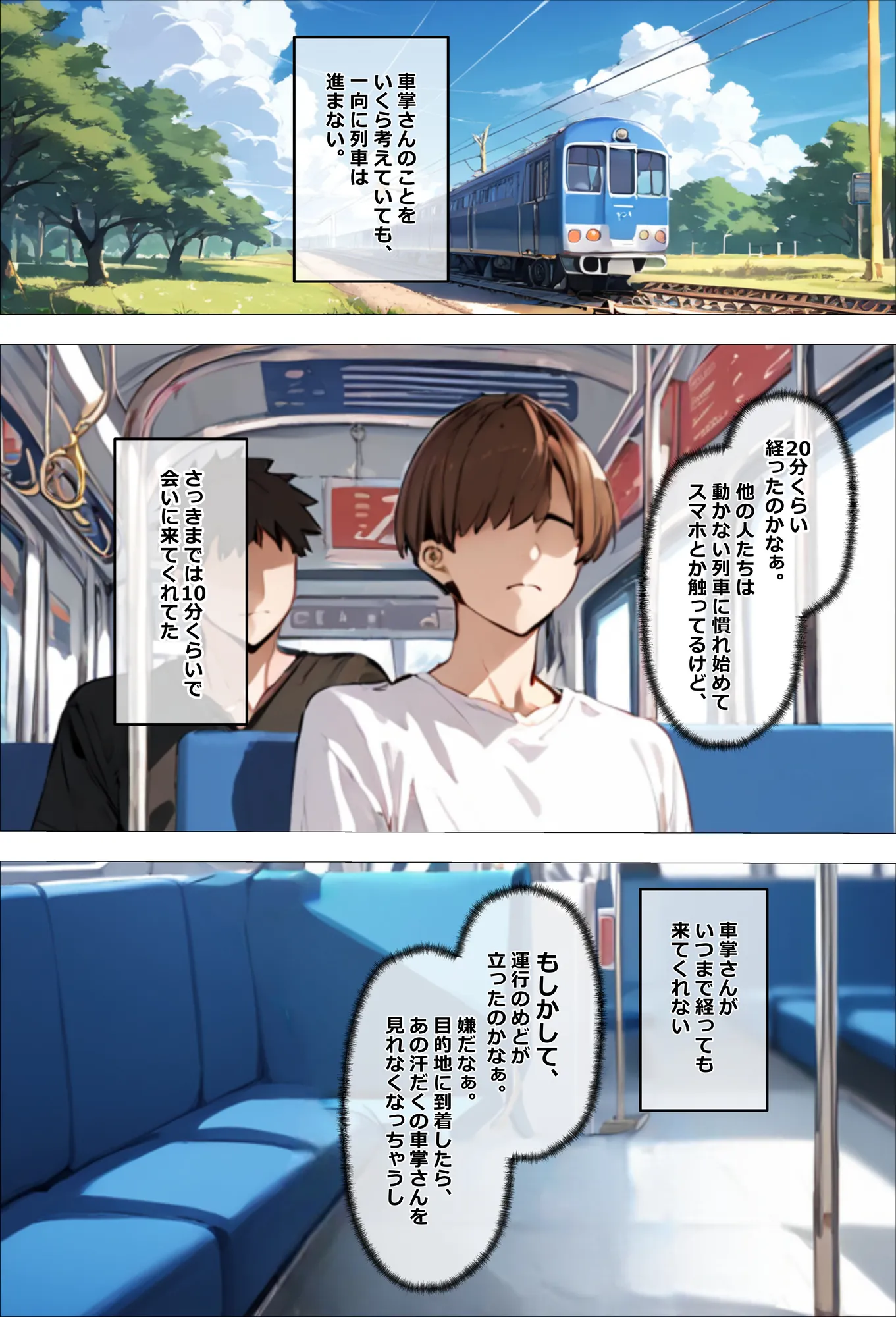 ヤリマンビッチを誰もいない車両に監禁して、死ぬほどハメ撮りした話〜中出し列車で働くビッチ〜 - 4ページ