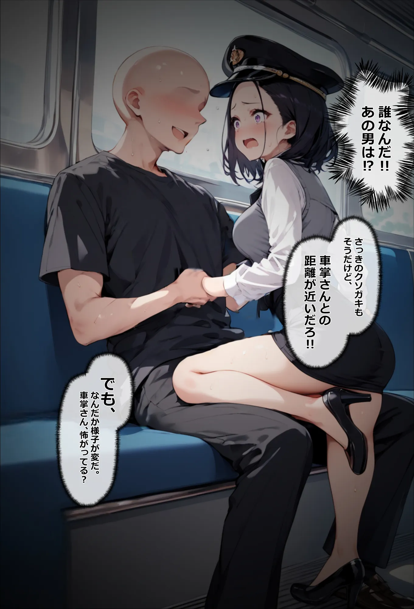 ヤリマンビッチを誰もいない車両に監禁して、死ぬほどハメ撮りした話〜中出し列車で働くビッチ〜 - 7ページ