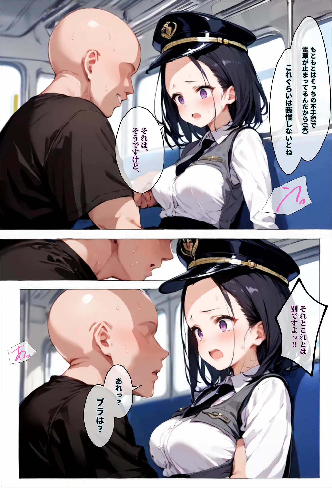 ヤリマンビッチを誰もいない車両に監禁して、死ぬほどハメ撮りした話〜中出し列車で働くビッチ〜 - 10ページ