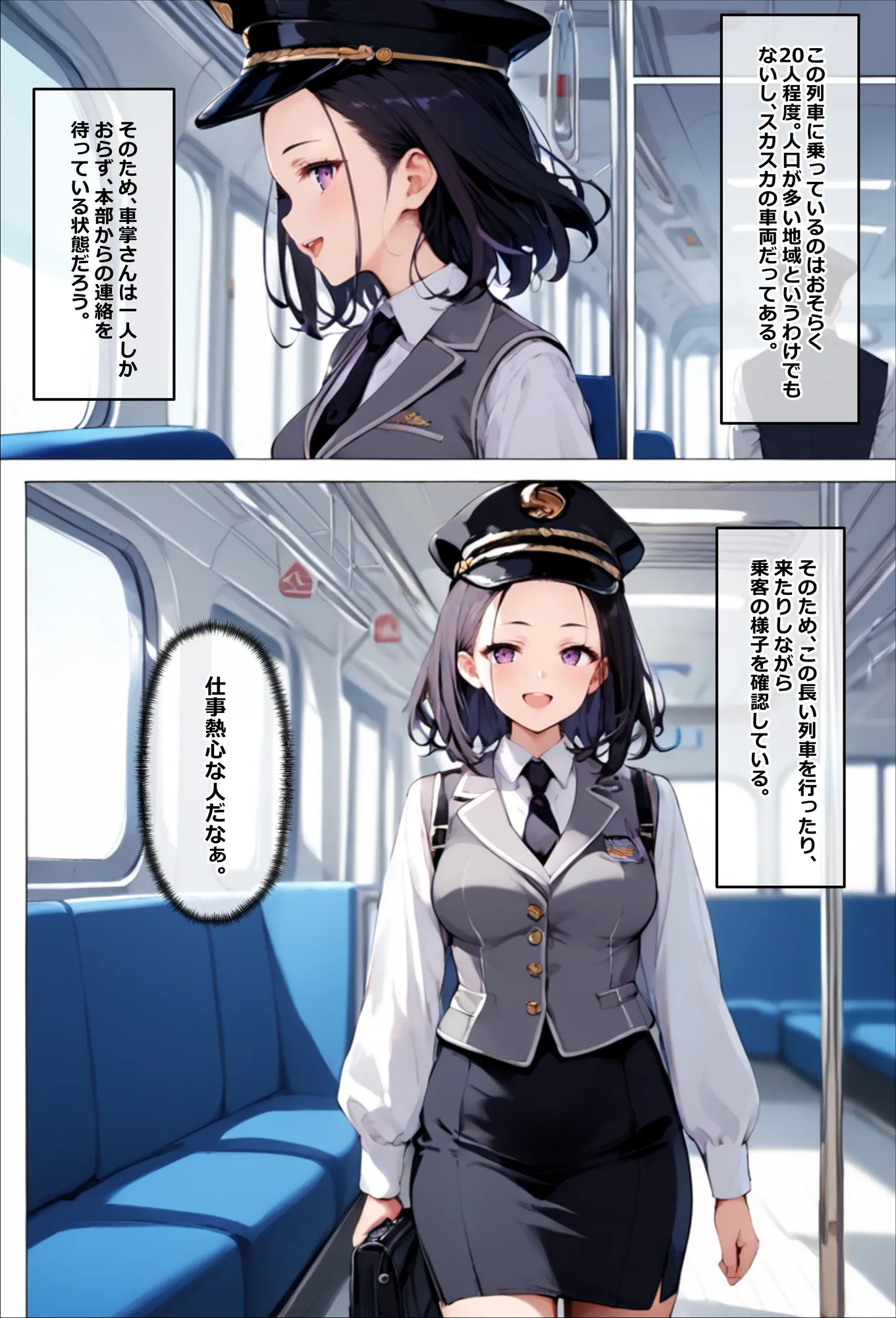 ヤリマンビッチを誰もいない車両に監禁して、死ぬほどハメ撮りした話〜中出し列車で働くビッチ〜 - 46ページ