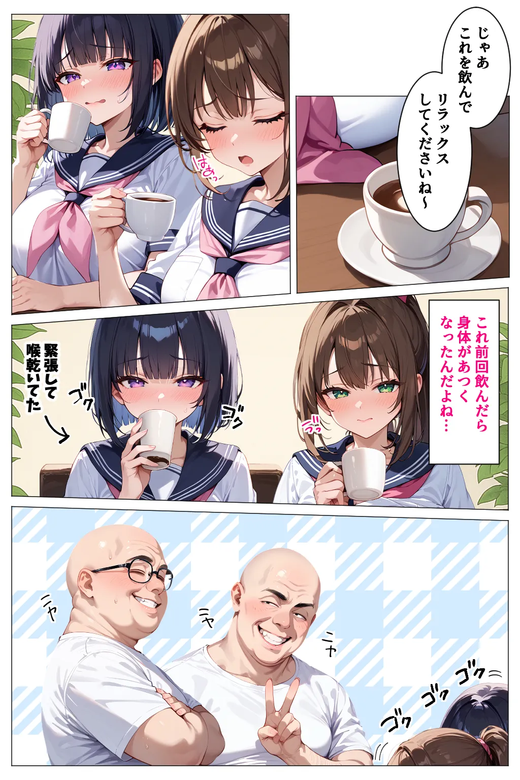 インチキマッサージ師とデカパイJKちゃんたち - 9ページ