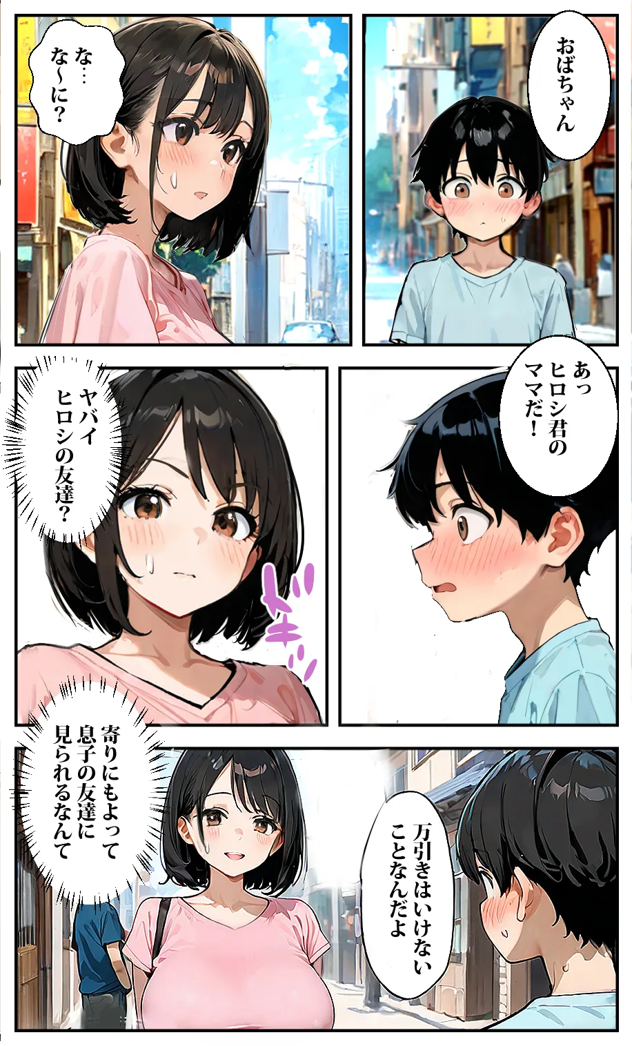 万引きおばちゃんにペットにされた僕 - 8ページ